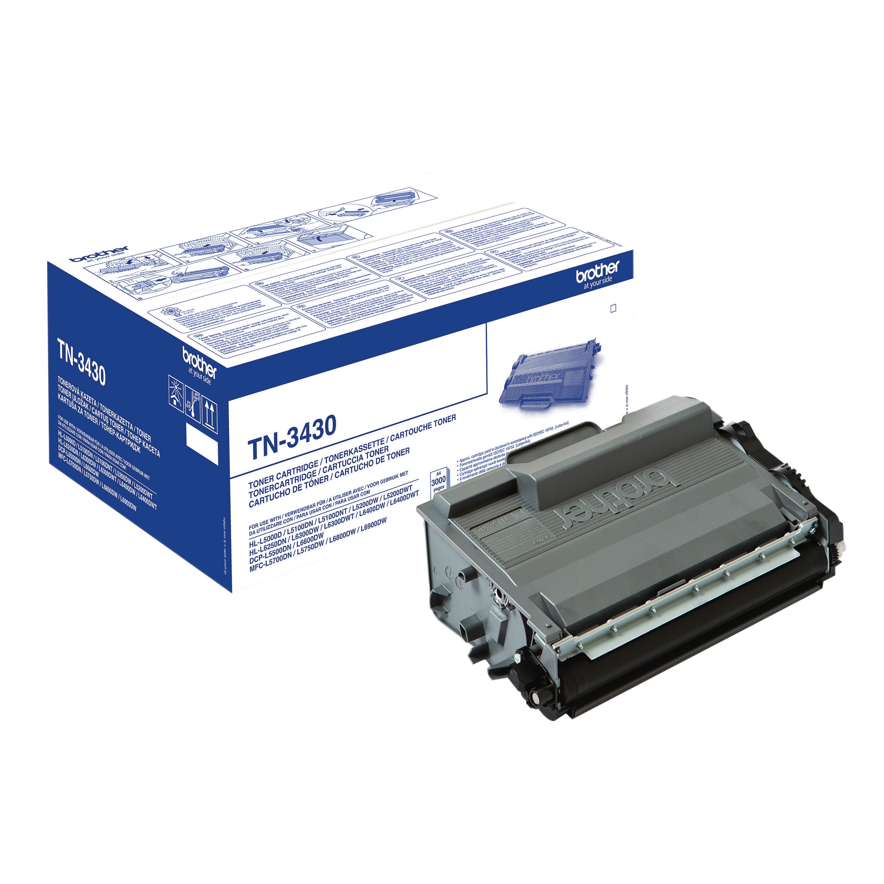 Image of Brother TN-3430 Toner Cartridge Black TN-3430