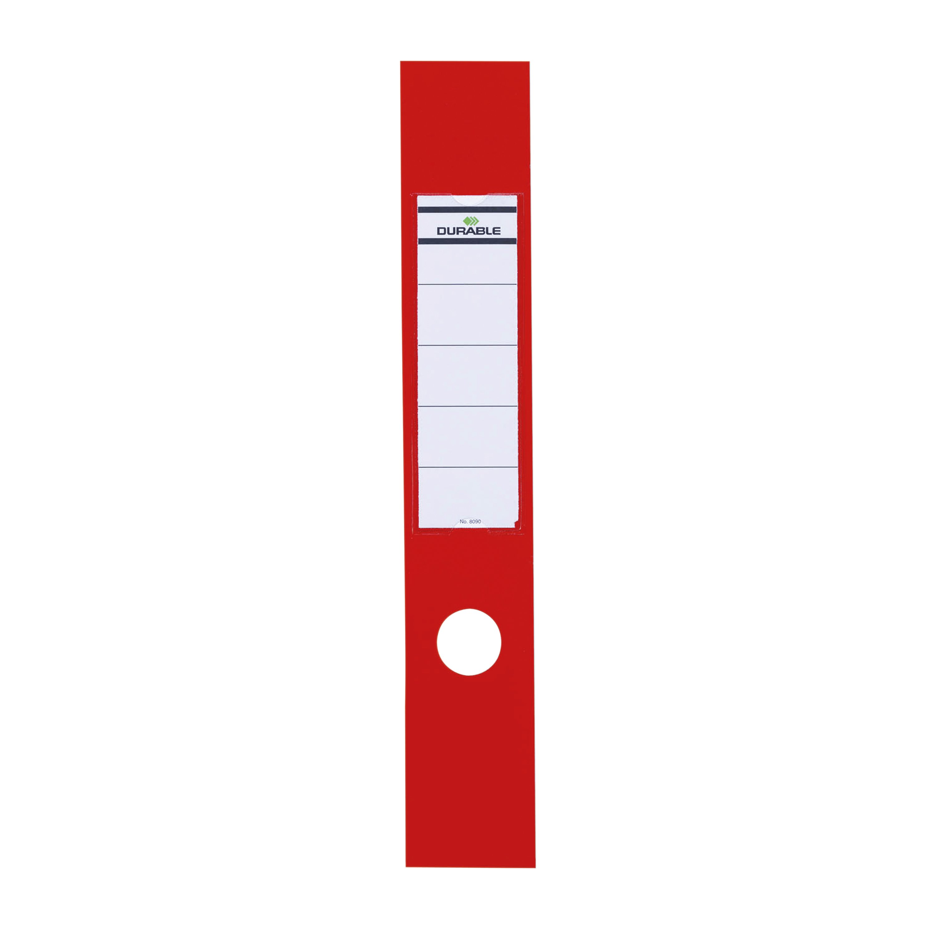 Selpine Back Label Durable ORDOFIX Self Adhesive Spine Label 60x390mm Red (Pack of 10) 8090/03