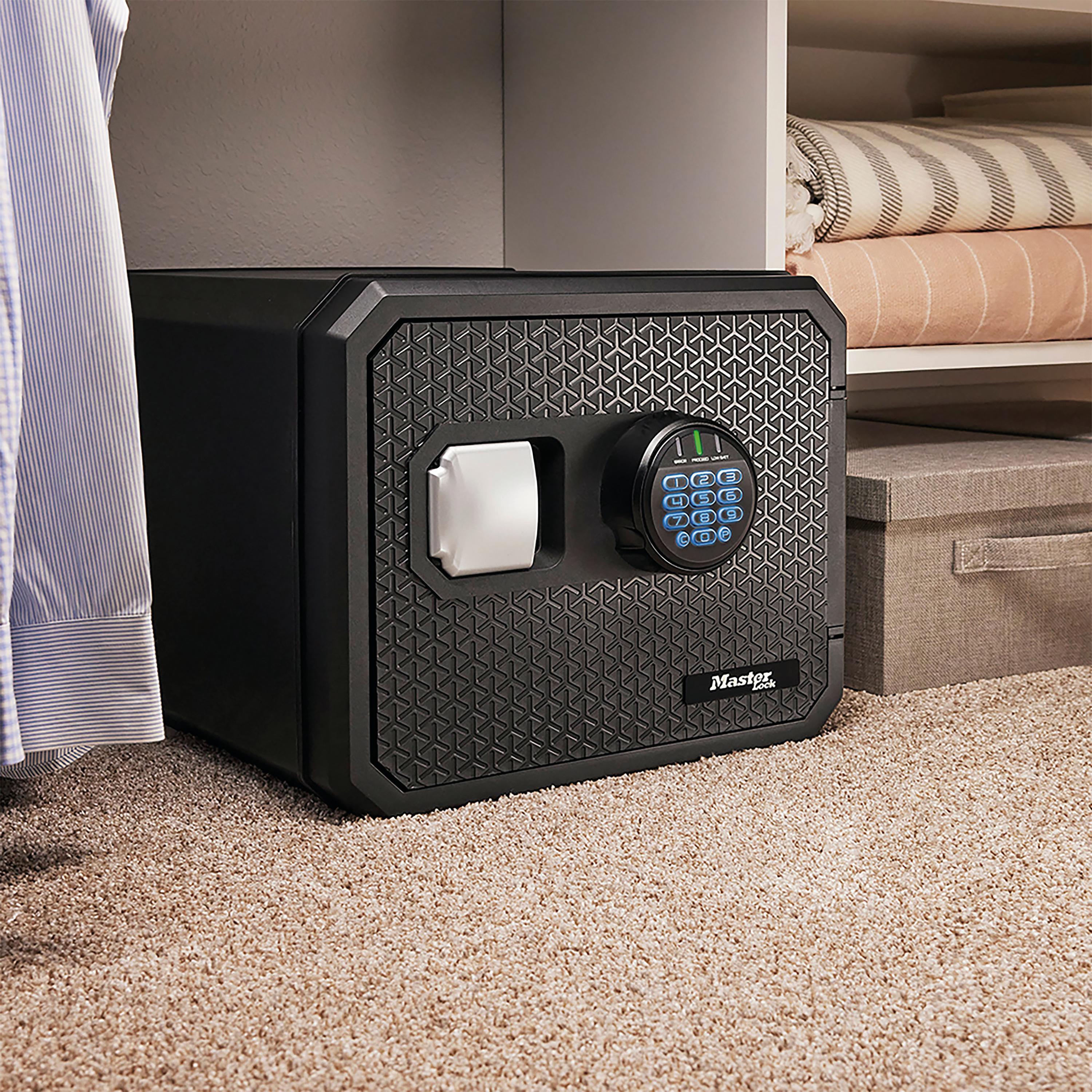 Master Lock Fire and Water Safe Digital Combination Safe Backlit Keypad ...