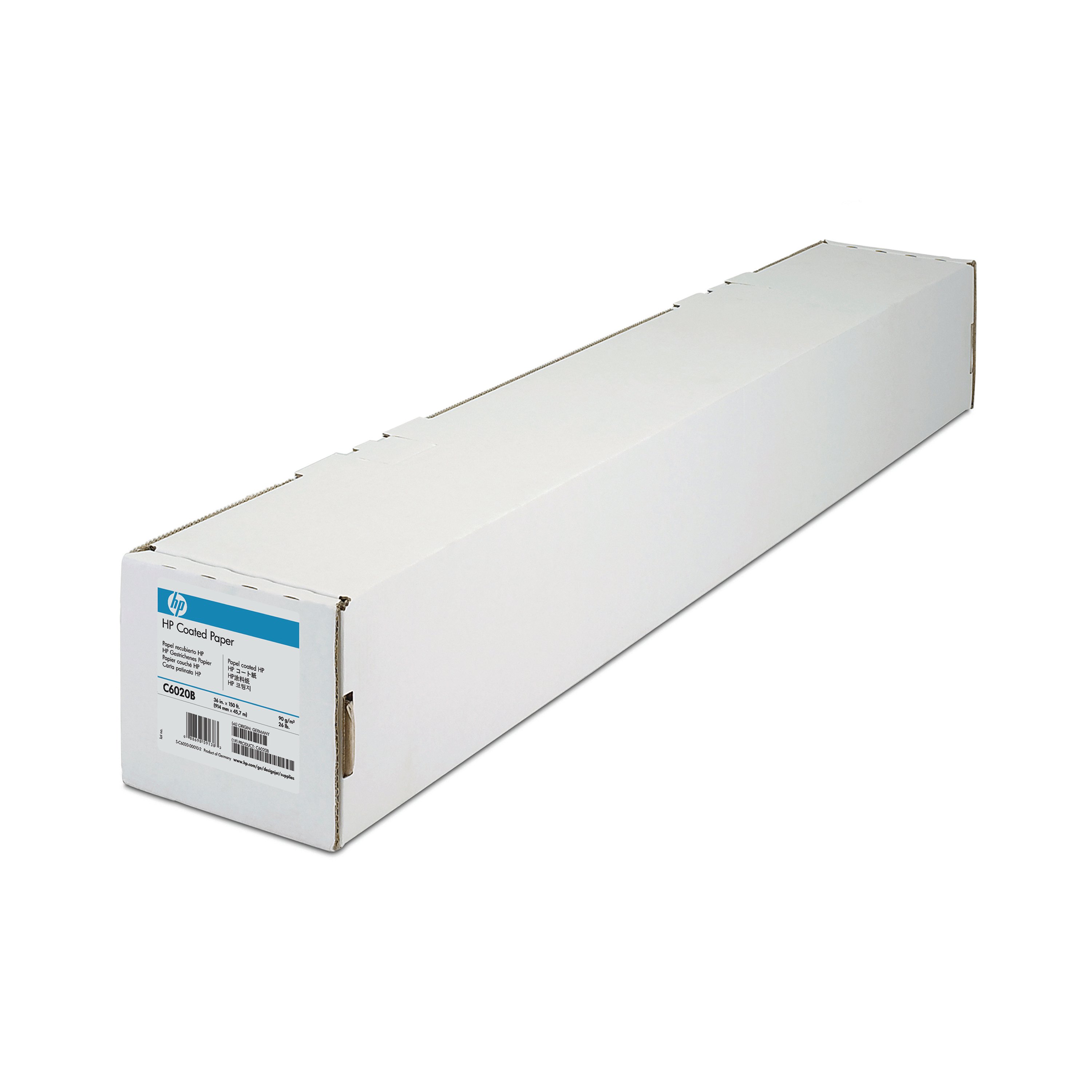 Image of HP 914mm x 45m Coated Paper Roll 90gsm C6020B