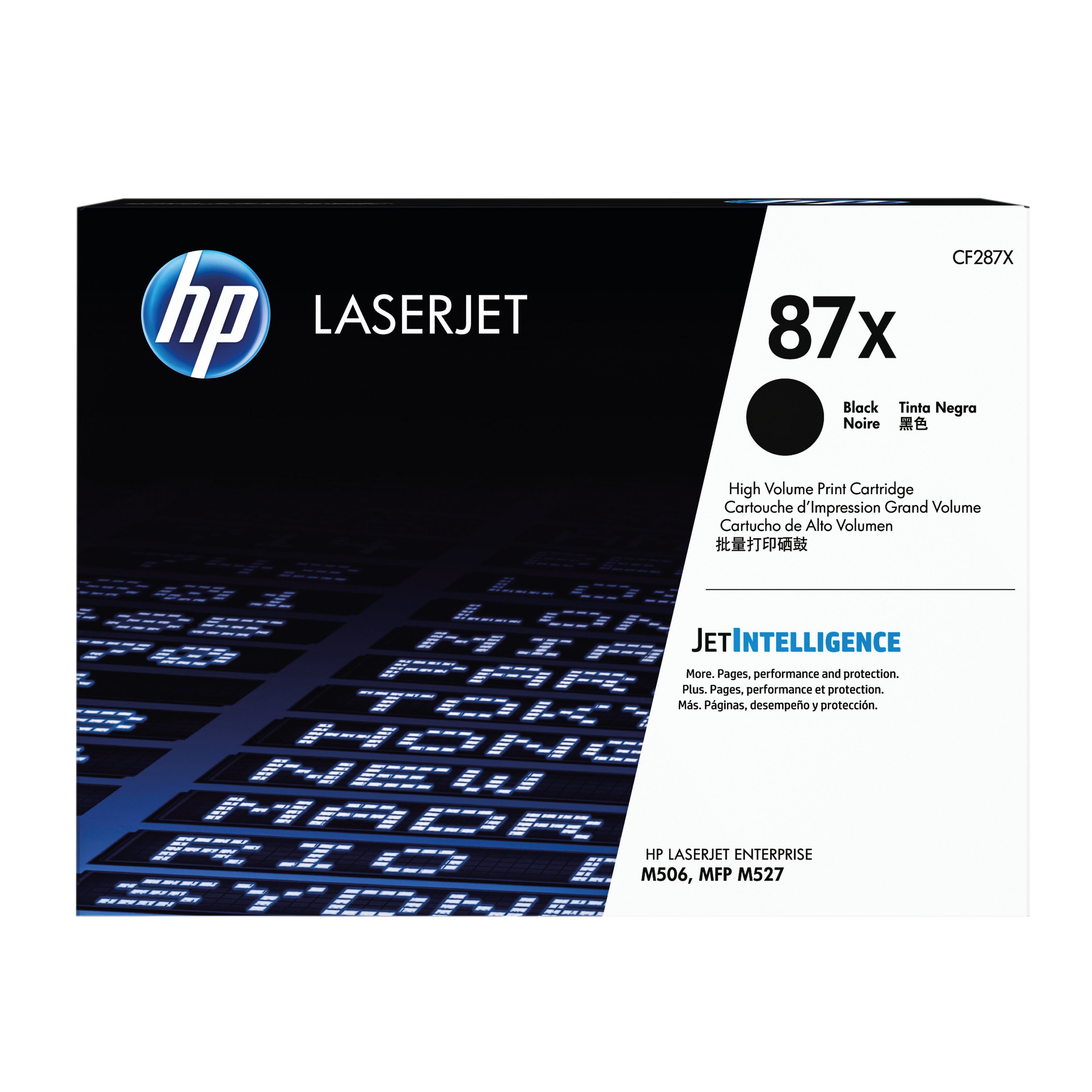 Image of HP 87X Original LaserJet Toner Cartridge High Yield Black CF287X