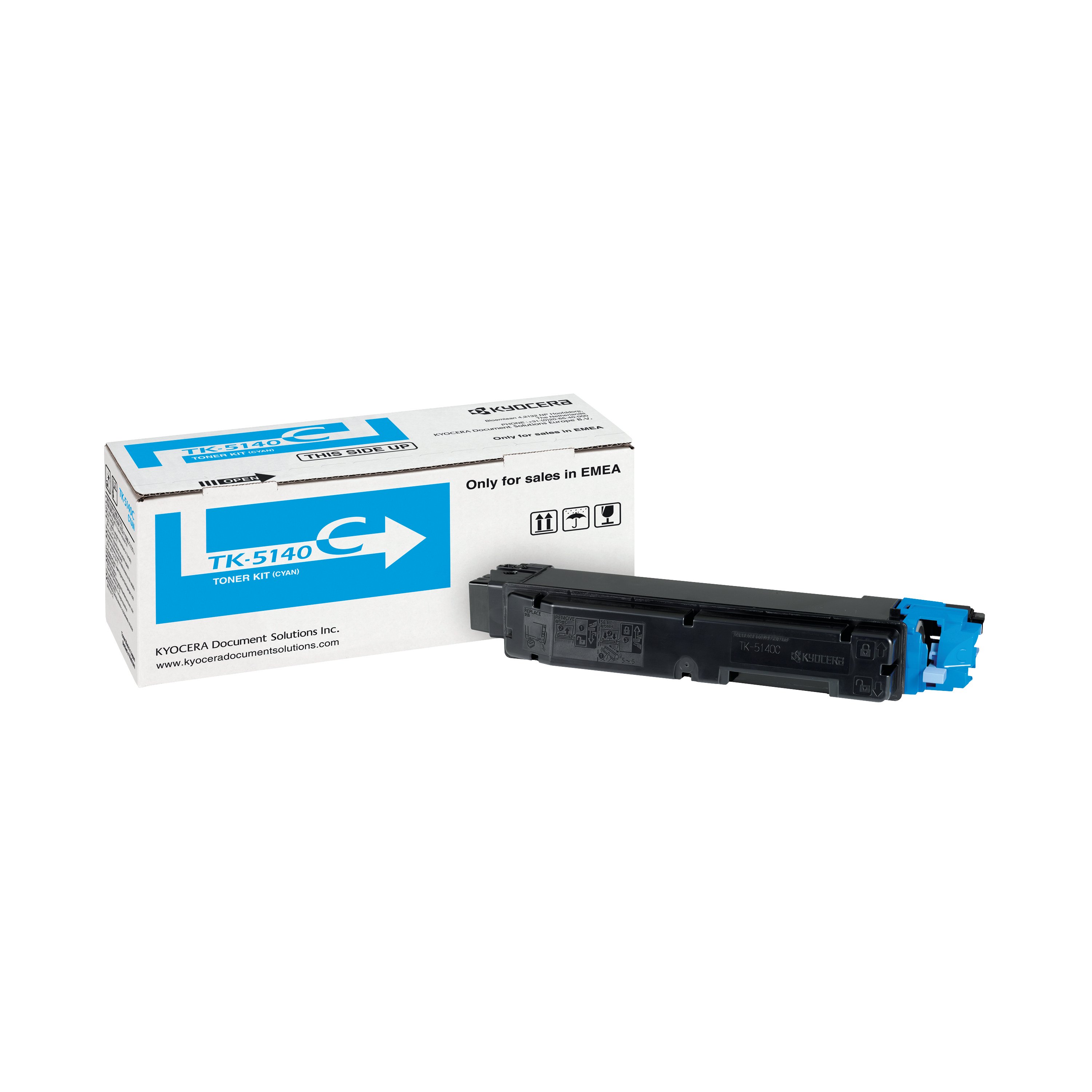 Image of Kyocera TK5140C Toner Cartridge Cyan TK-5140C