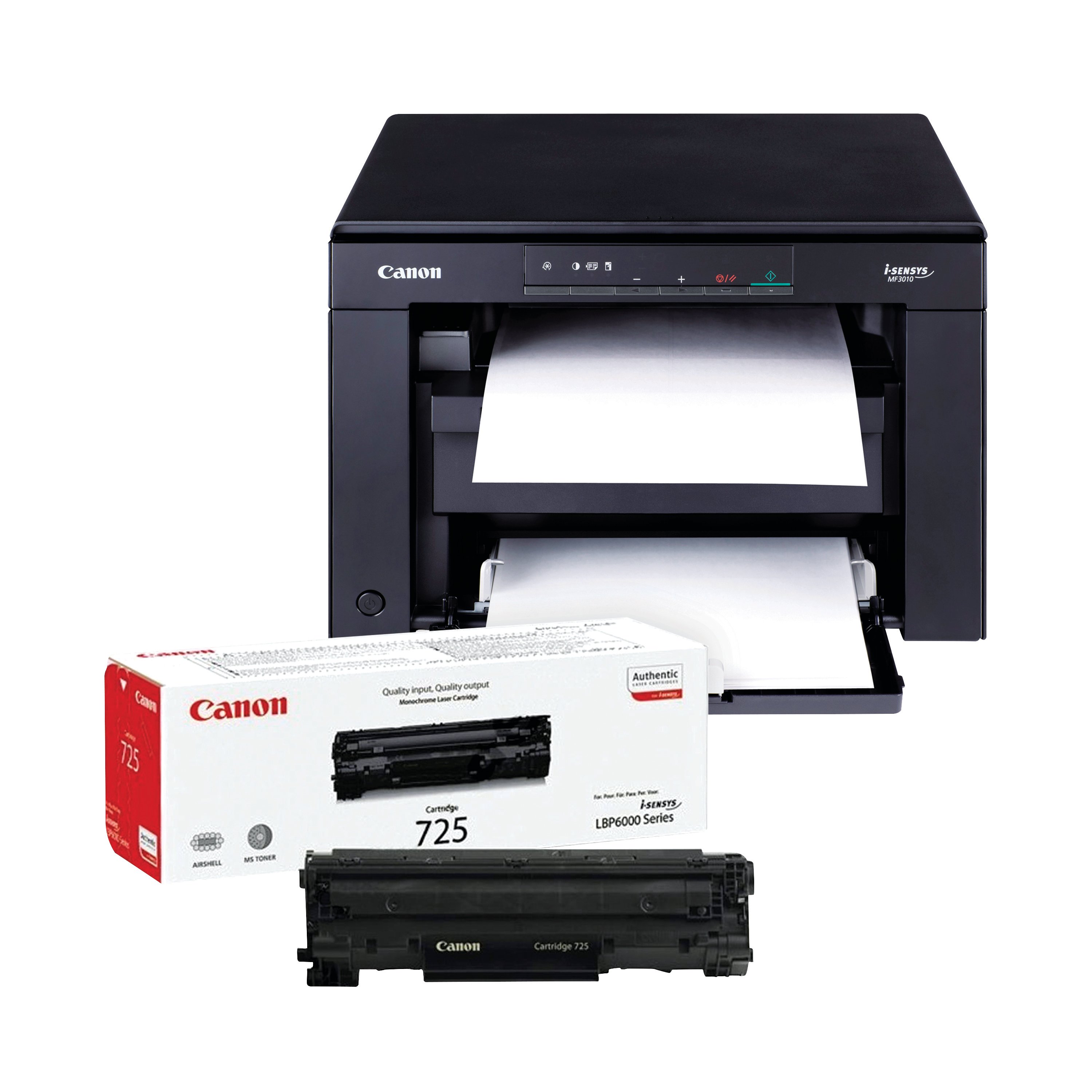 Image of Canon i-SENSYS MF3010 A4 3-in-1 Mono Laser Printer 5252B035