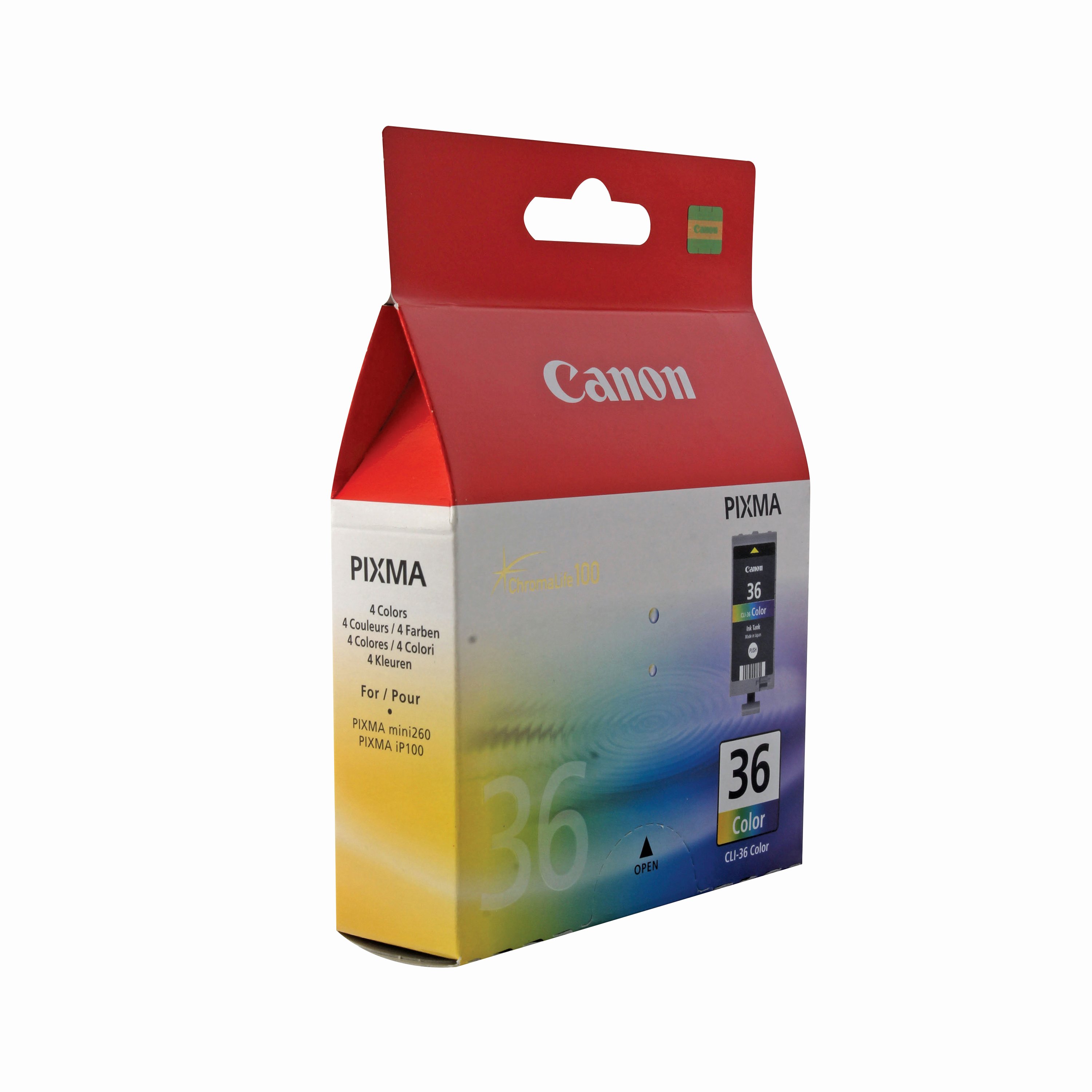 Image of Canon CLI-36 Ink Cartridge CMY Colour 1511B001