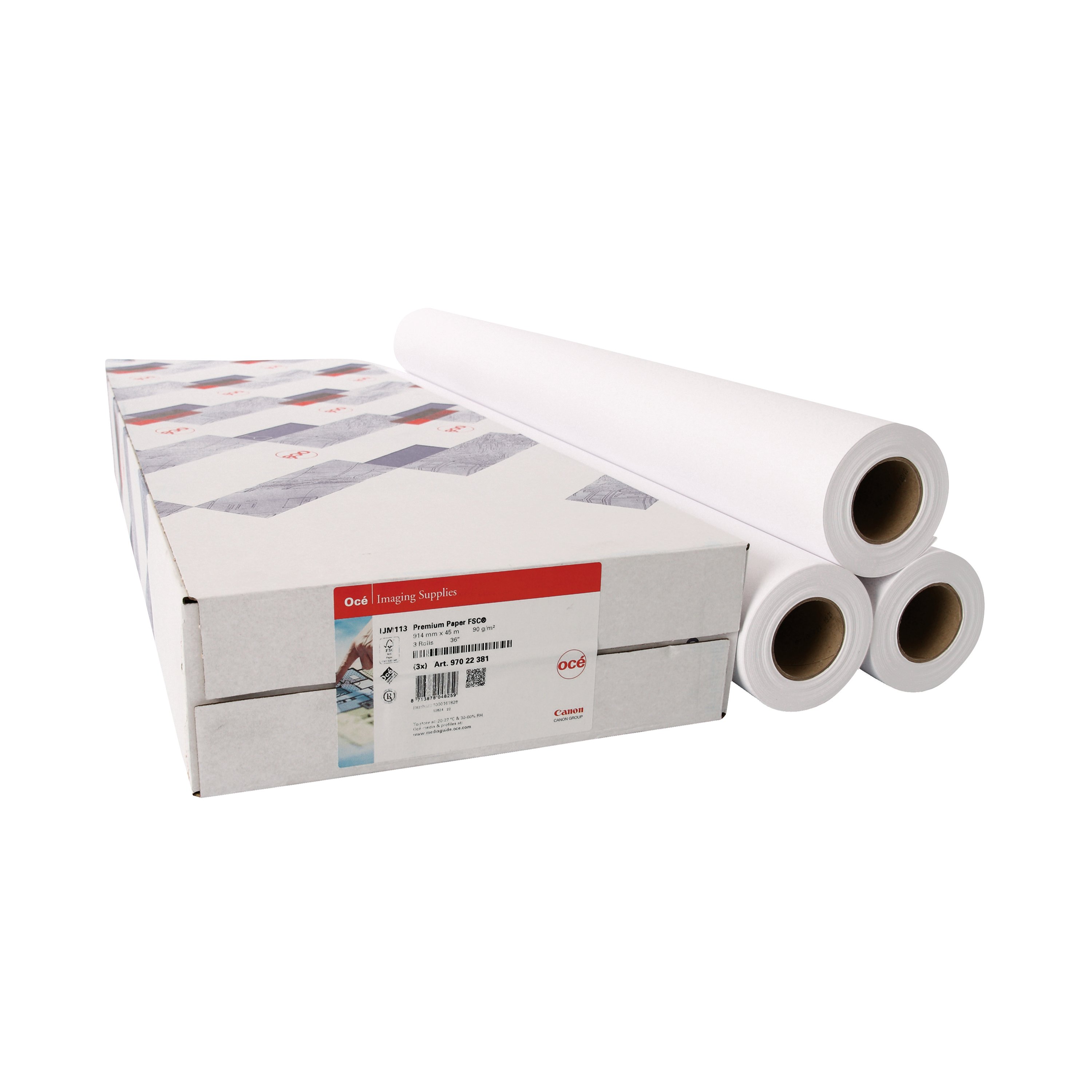 Image of Canon Premium Coated Paper 914mmx91m 90gsm 97022851