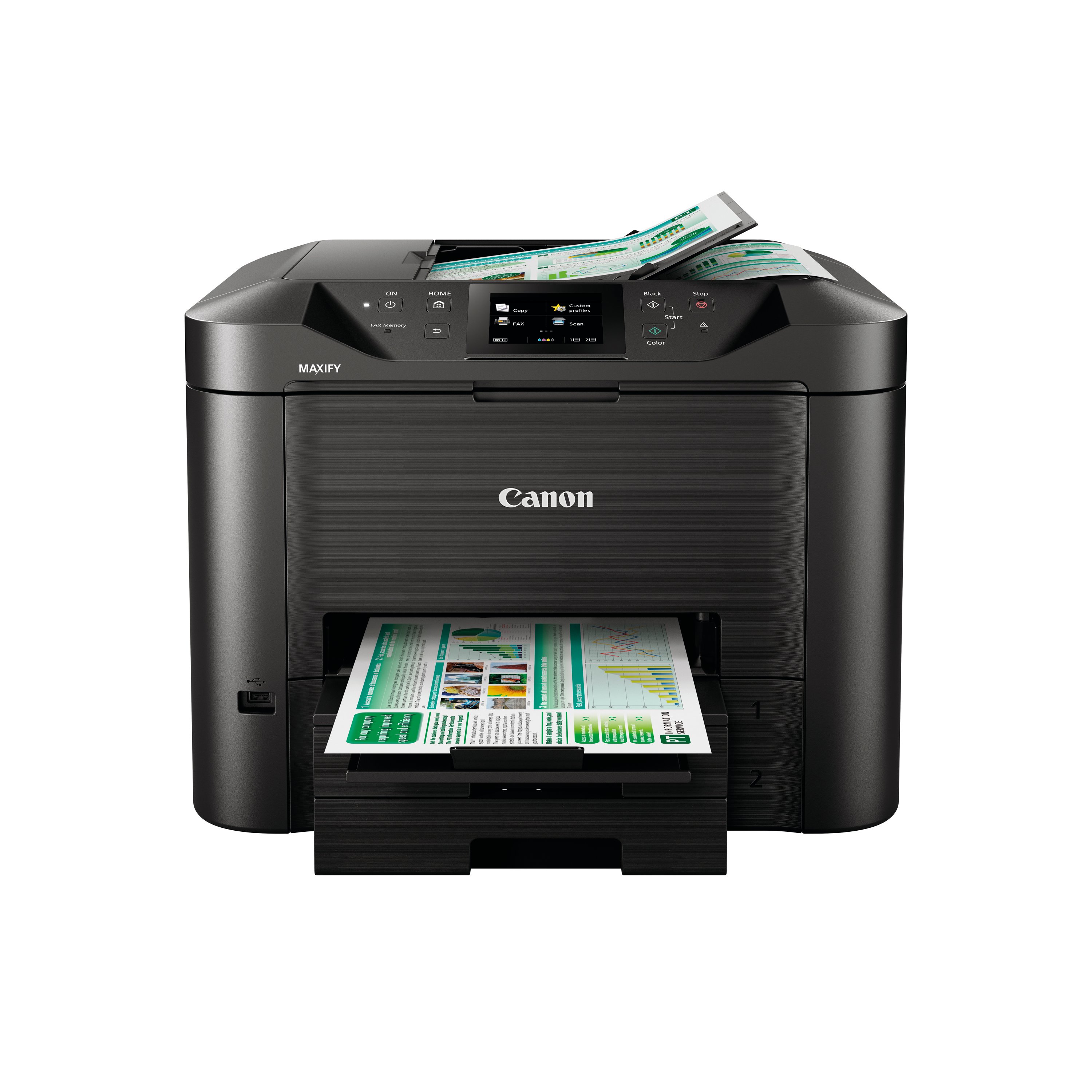 Image of Canon MAXIFY MB5450 A4 4-in-1 Wireless Colour Inkjet Printer MB5450