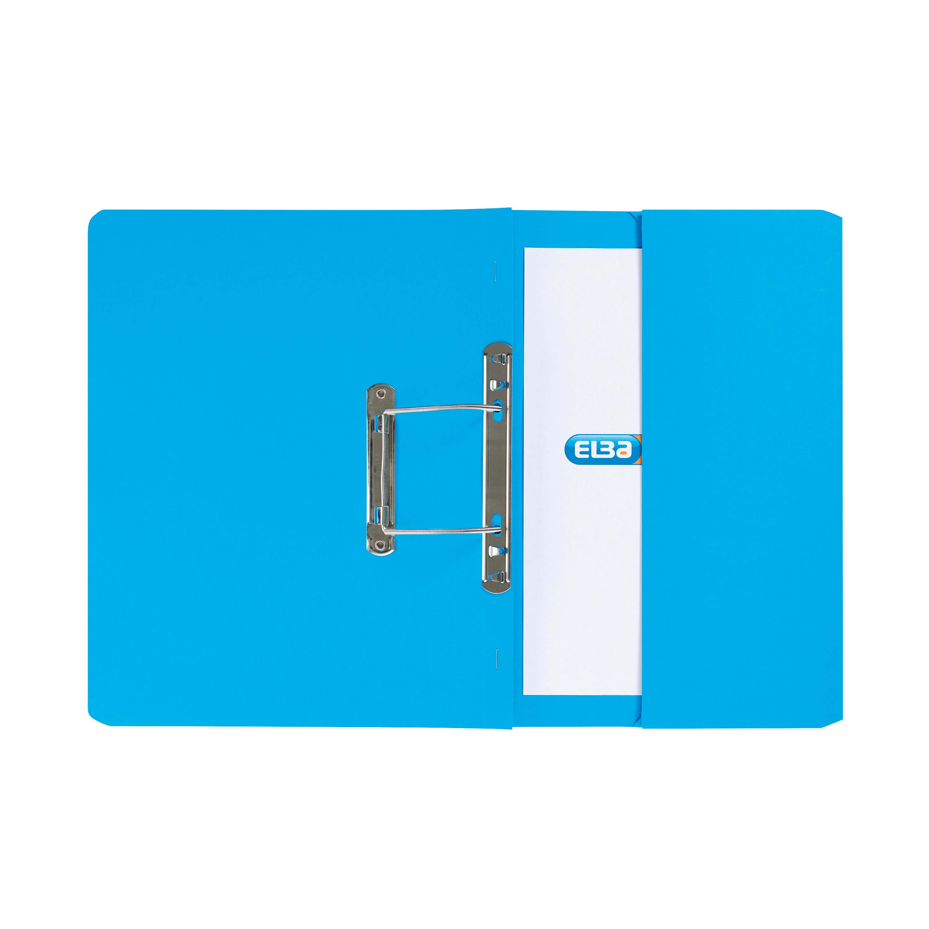 Elba Spring Pocket File Mediumweight Foolscap Blue Pack 25 100090146