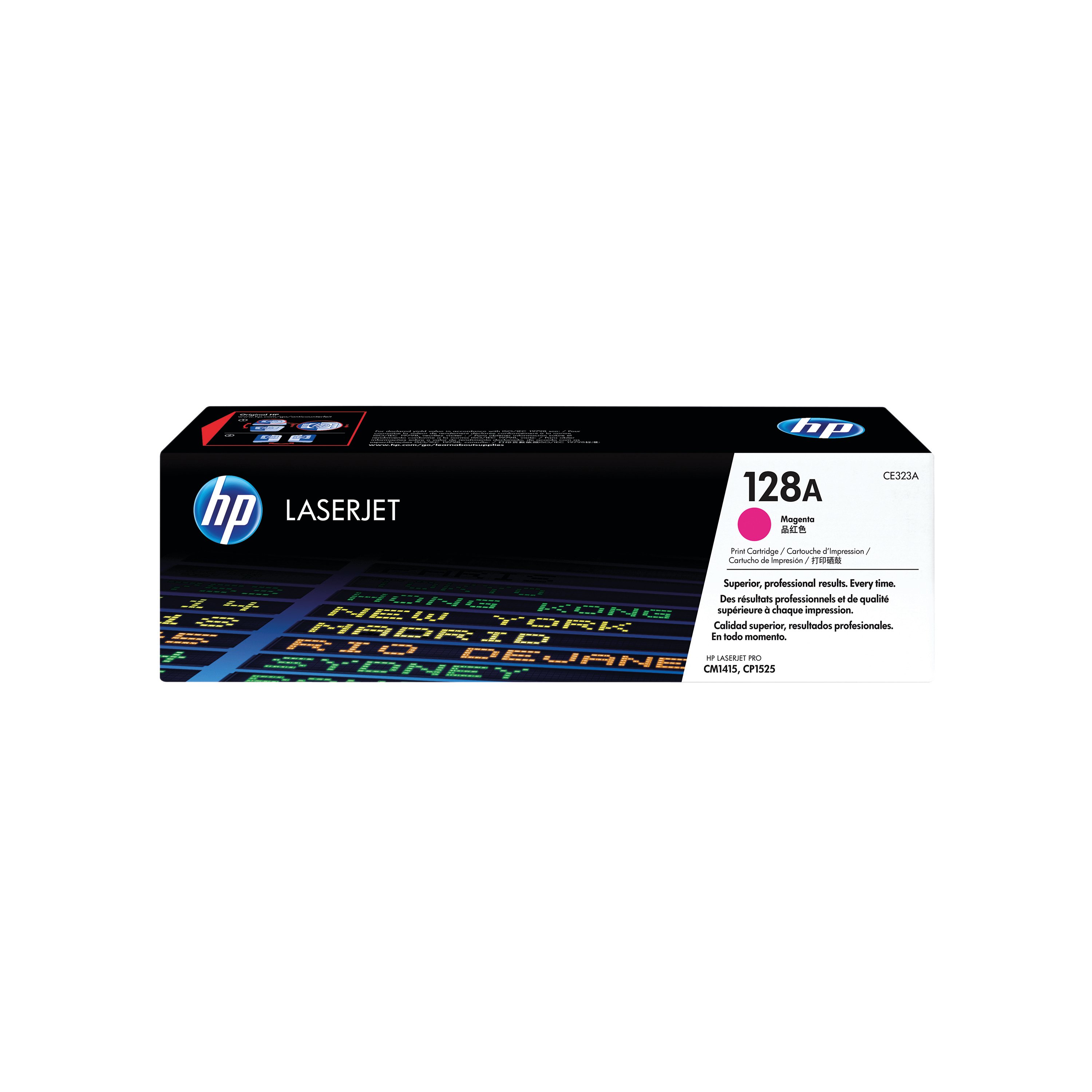 Image of HP 128A Original LaserJet Toner Cartridge Magenta CE323A