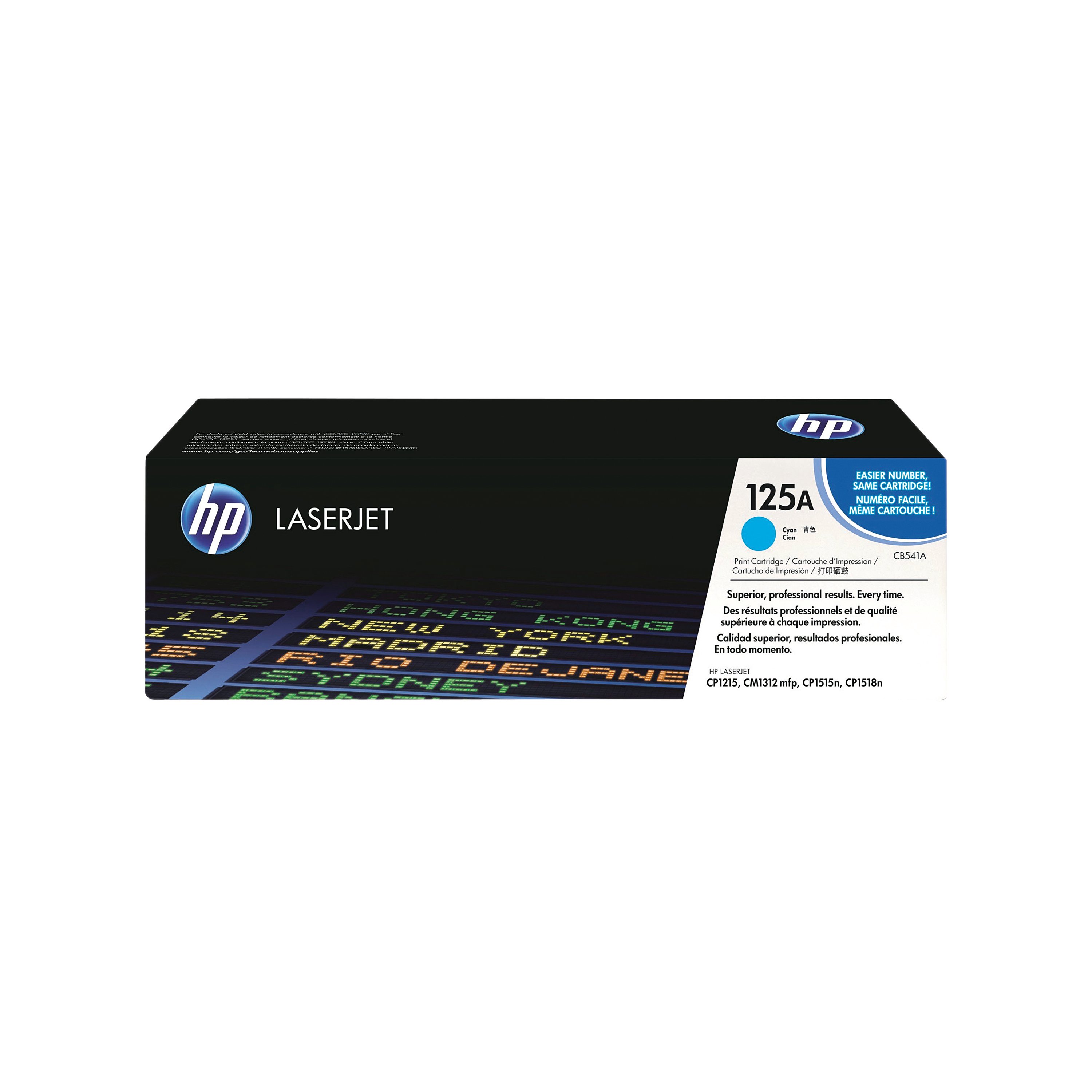 Image of HP 125A Original LaserJet Toner Cartridge Cyan CB541A