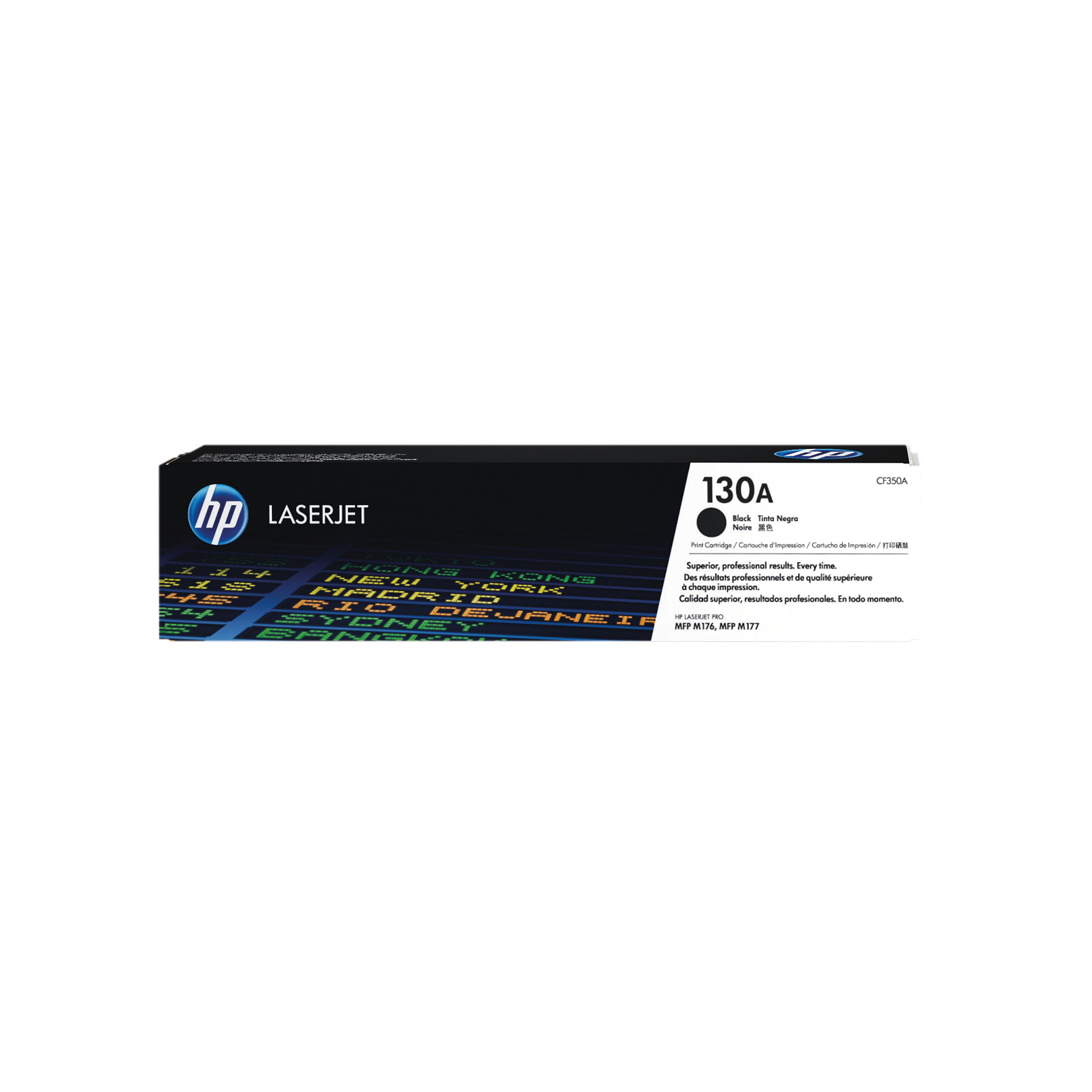 Image of HP 130A Original LaserJet Toner Cartridge Black CF350A