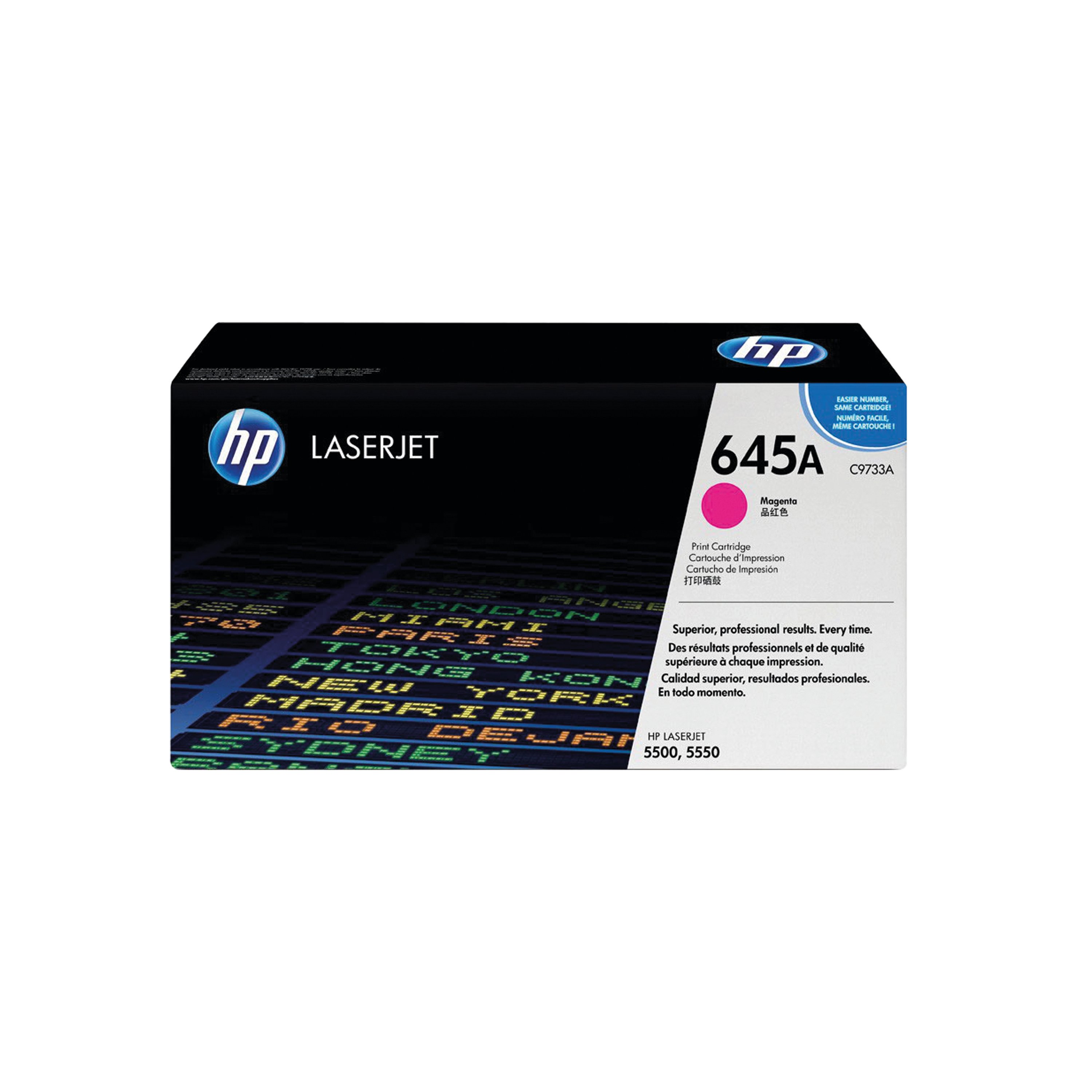 Image of HP 645A Original LaserJet Toner Cartridge Magenta C9733A