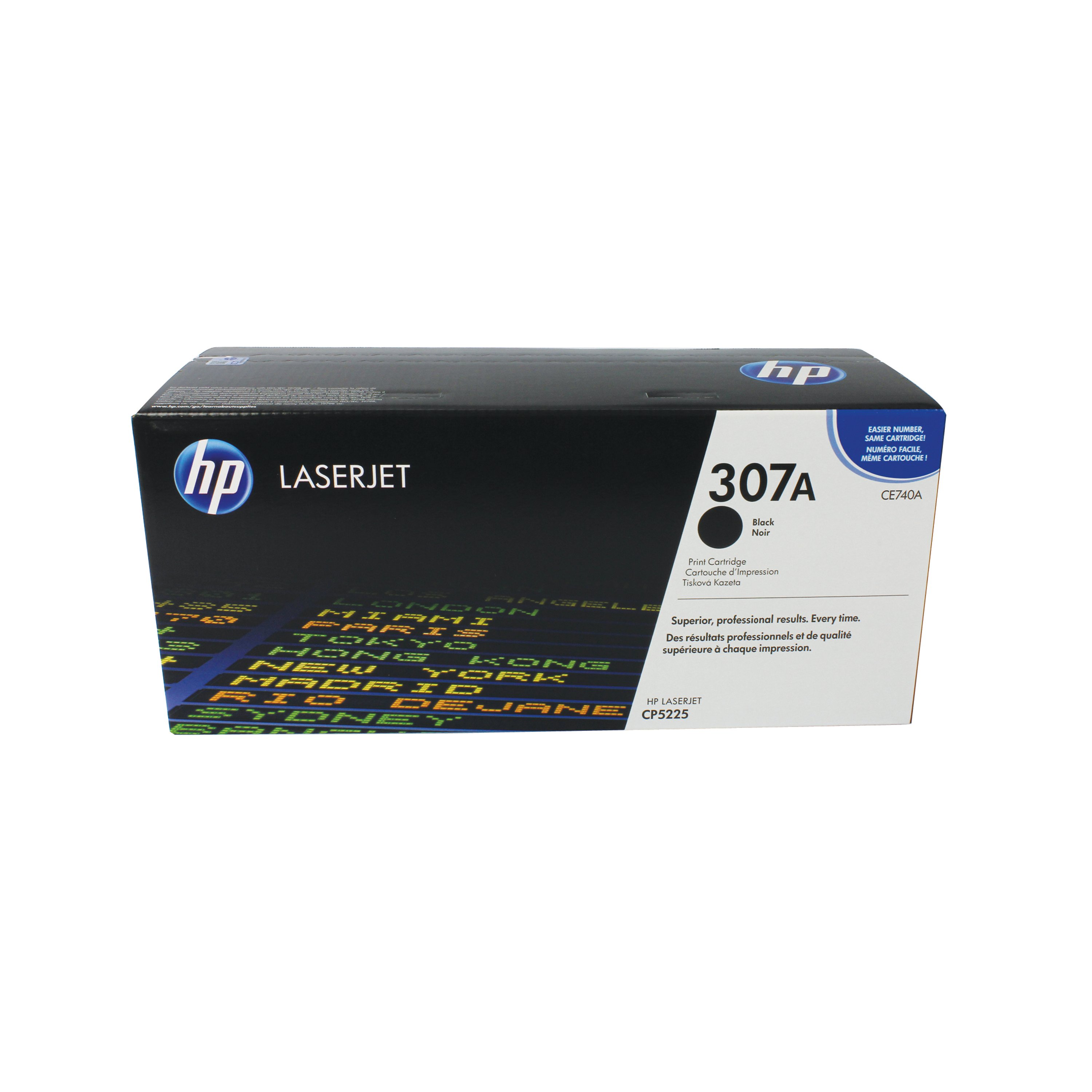 Image of HP 307A Original LaserJet Toner Cartridge Black CE740A