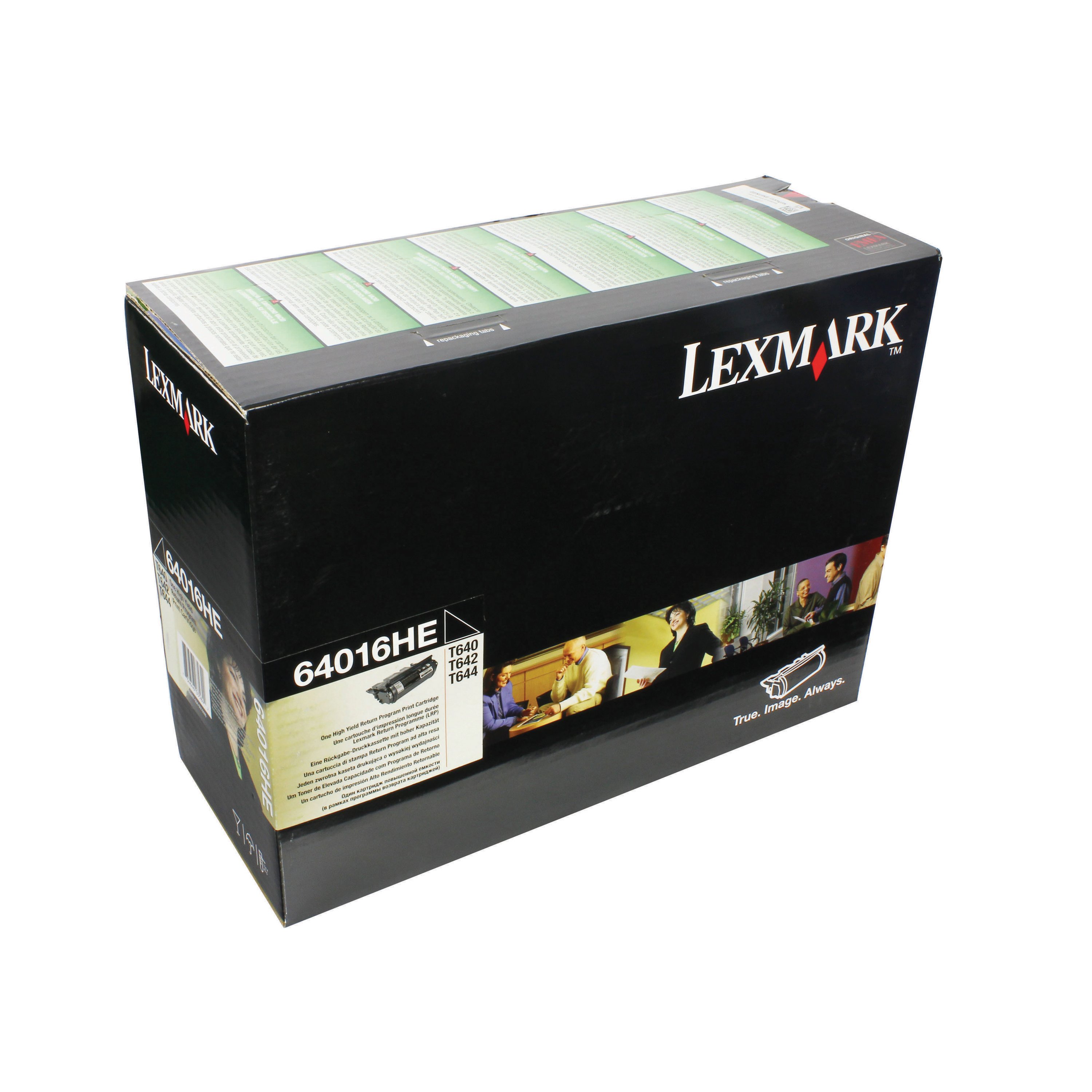 Image of Lexmark T640 Return Programme 21K Toner Cartridge High Yield Black 64016HE