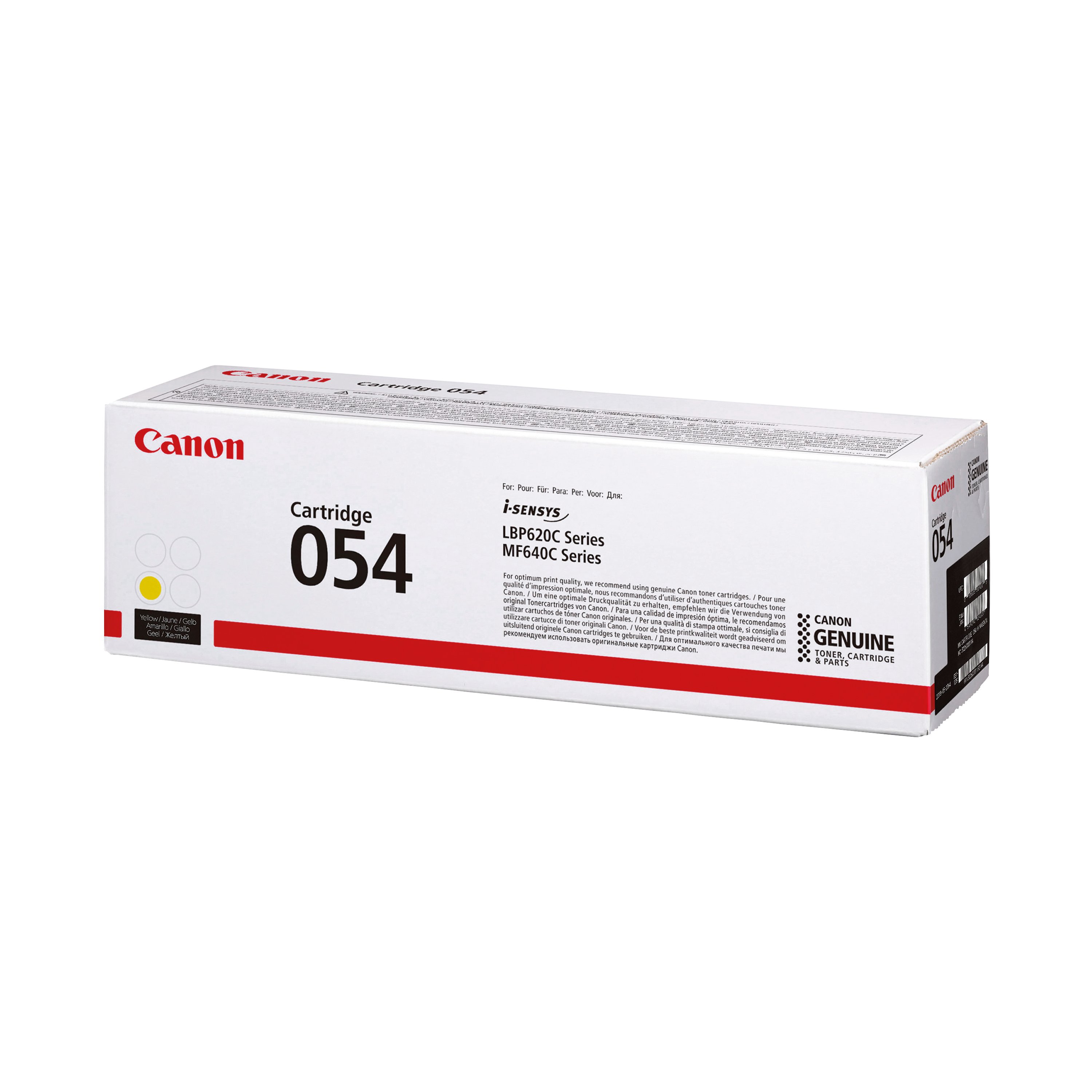 Image of Canon 054Y Toner Cartridge Yellow 3021C002