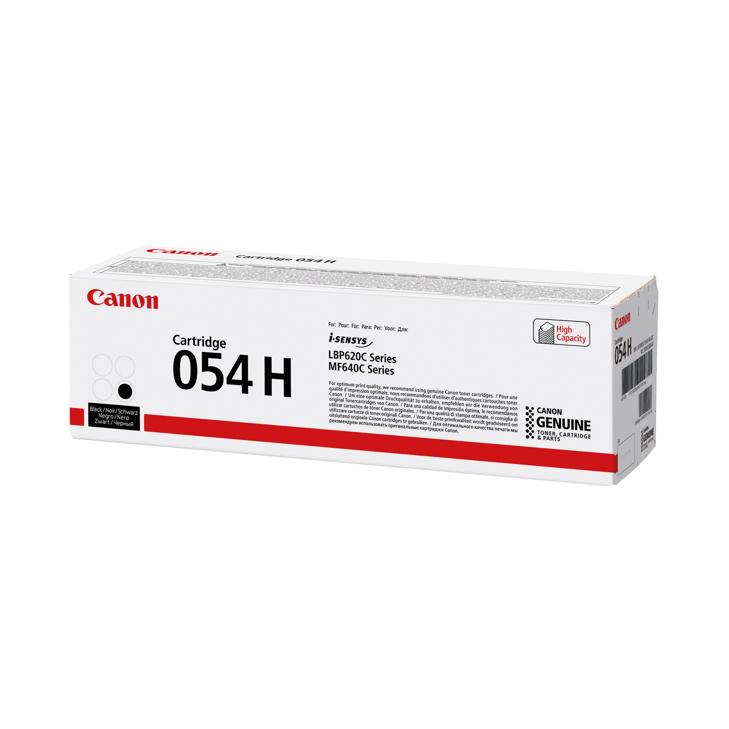 Image of Canon 054H Toner Cartridge High Yield Black 3028C002