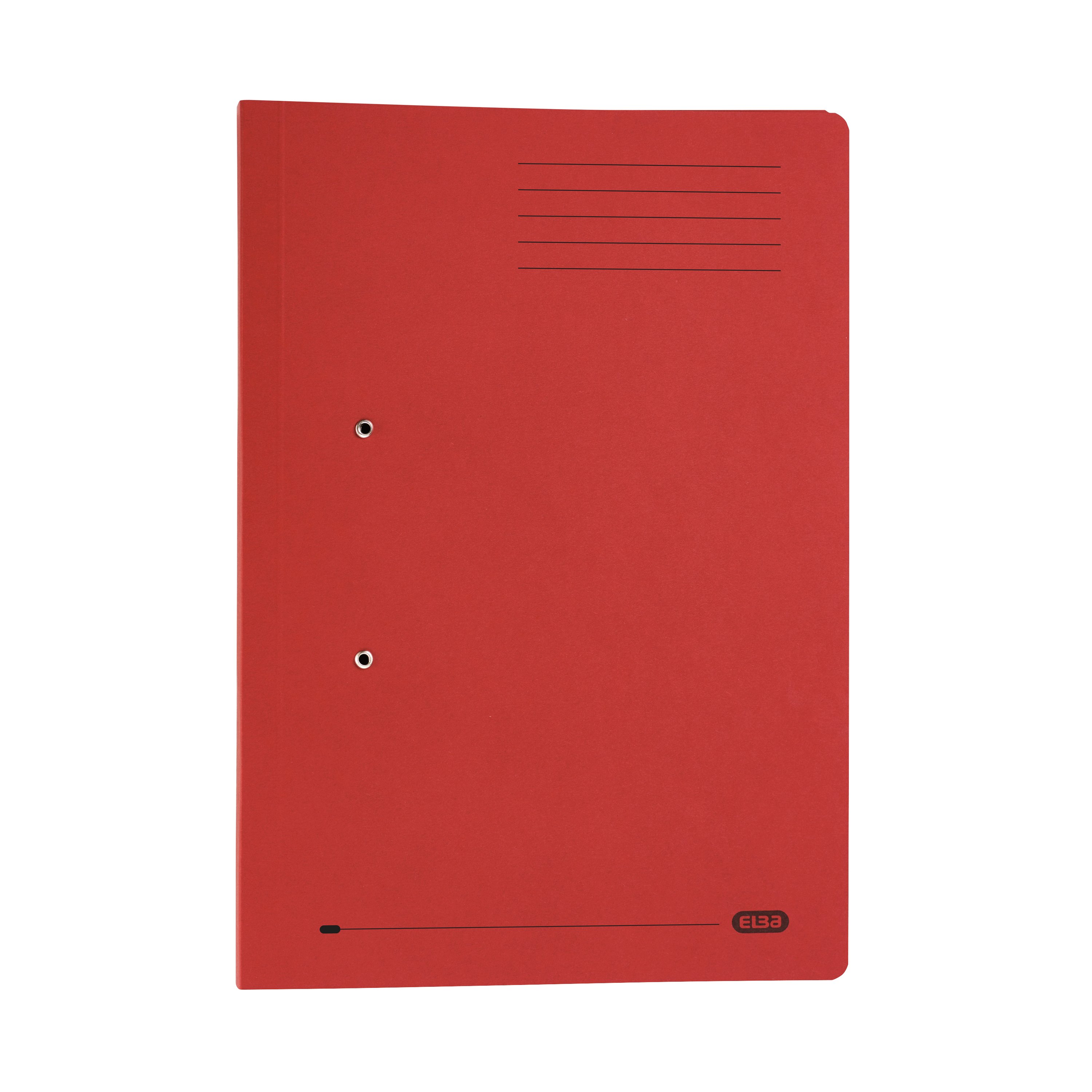 Elba Spring Pocket File Mediumweight Foolscap Red Pack 25 100090149