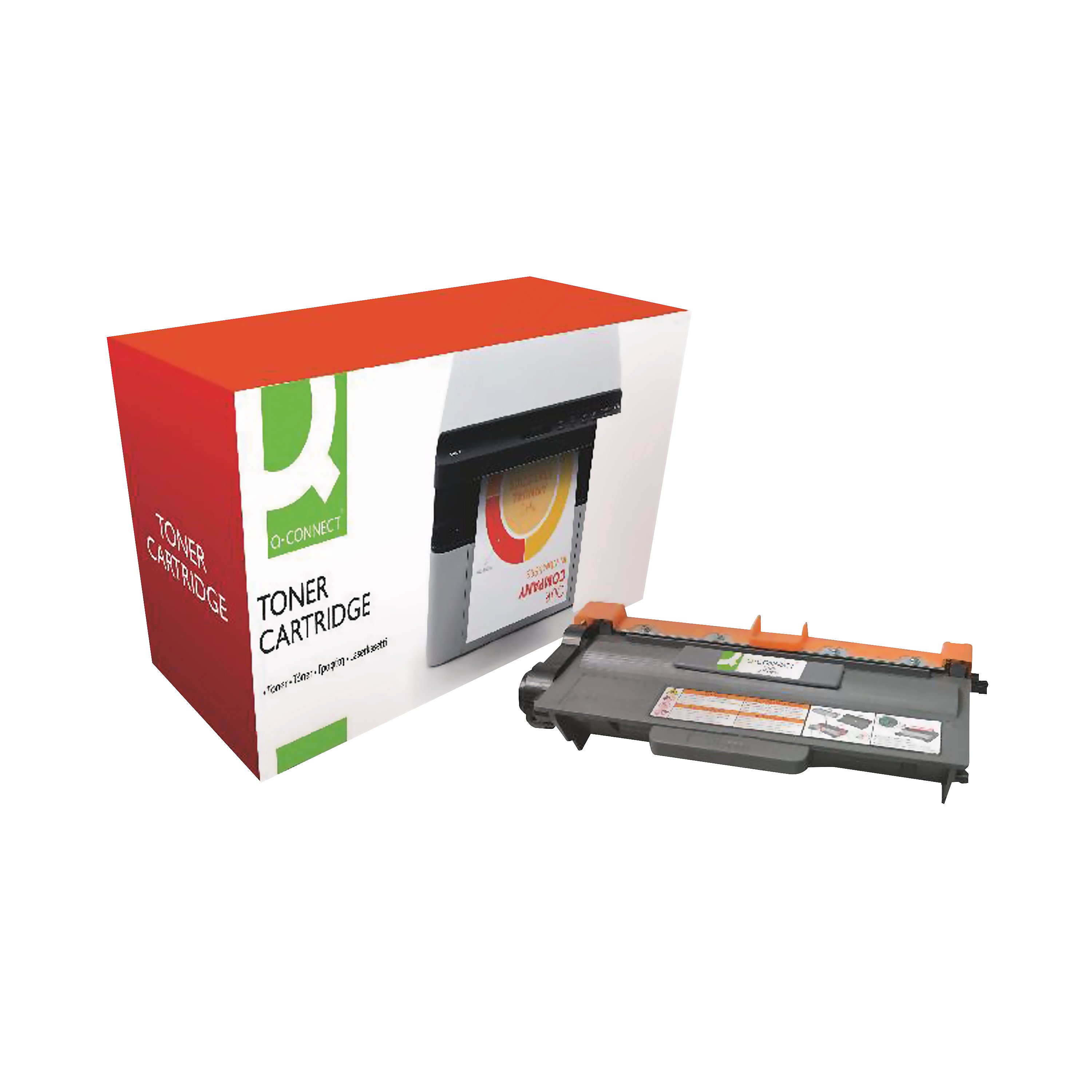 Image of Q-Connect Brother TN-3430 Compatible Toner Cartridge Black TN-3430-COMP