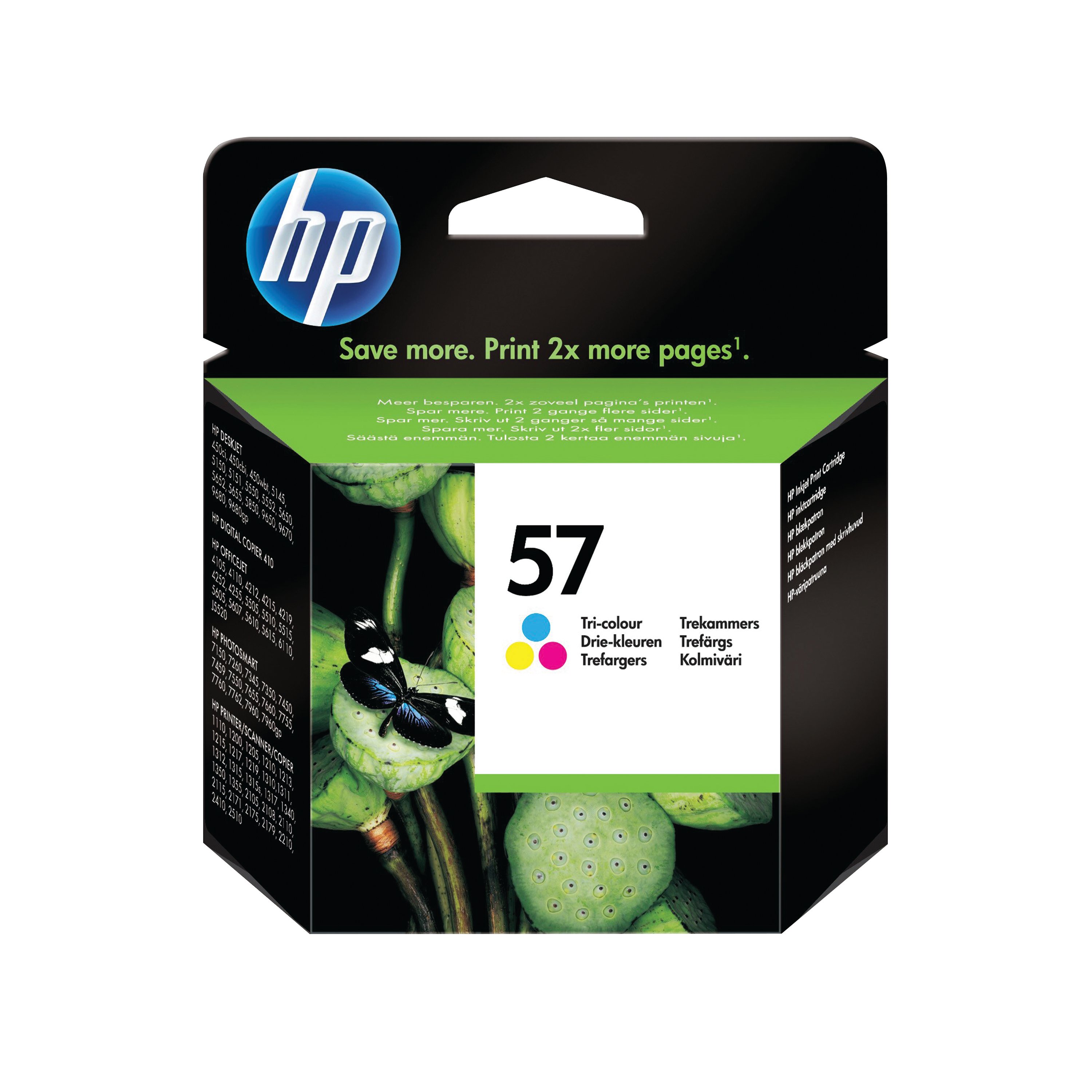 Image of HP 57 Original Ink Cartridge 17-ml Tri-color C6657AE