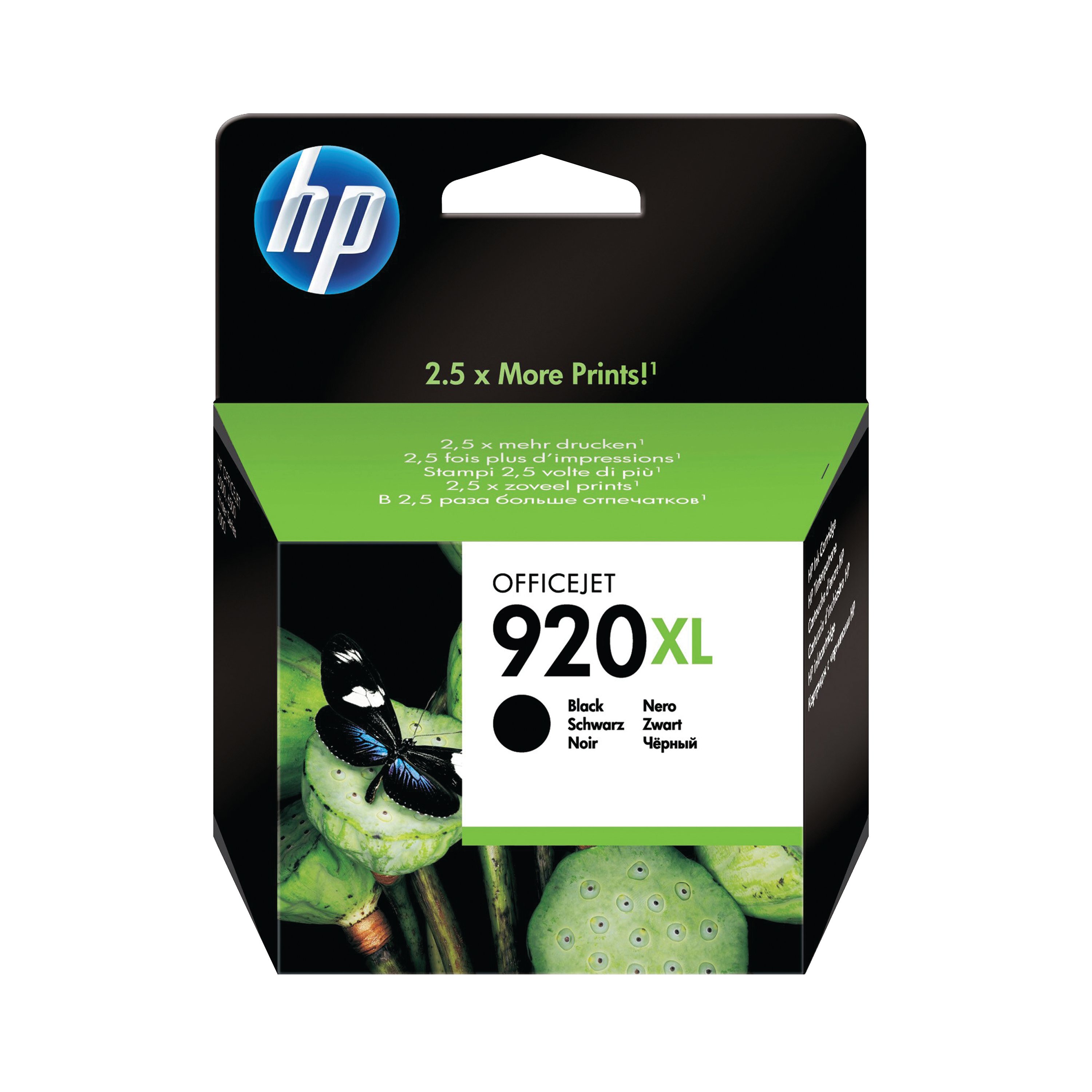 Image of HP 920XL Original Ink Cartridge High Yield Black CD975AE