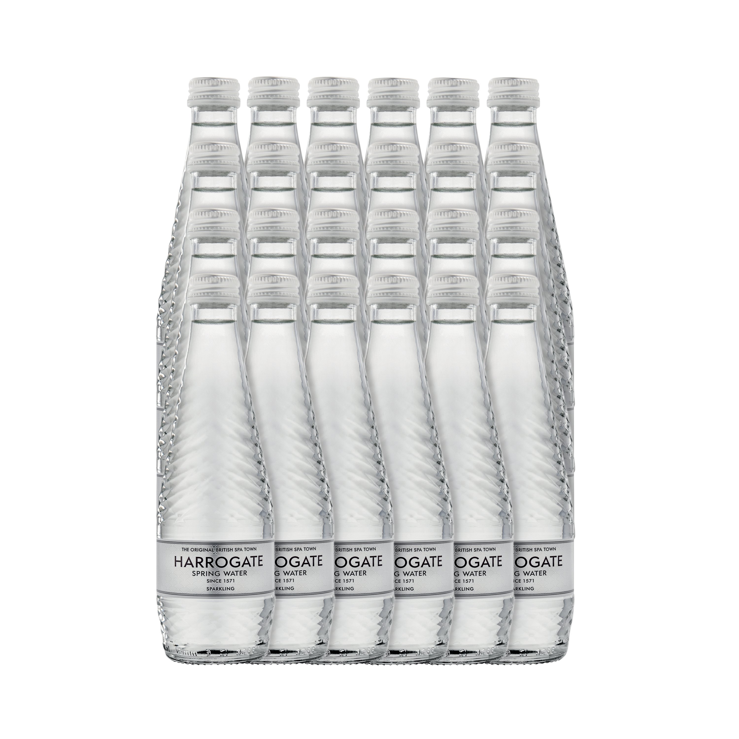 Harrogate Sparkling Spring Water 330ml Glass Bottle (Pack of 24) G33024 2C