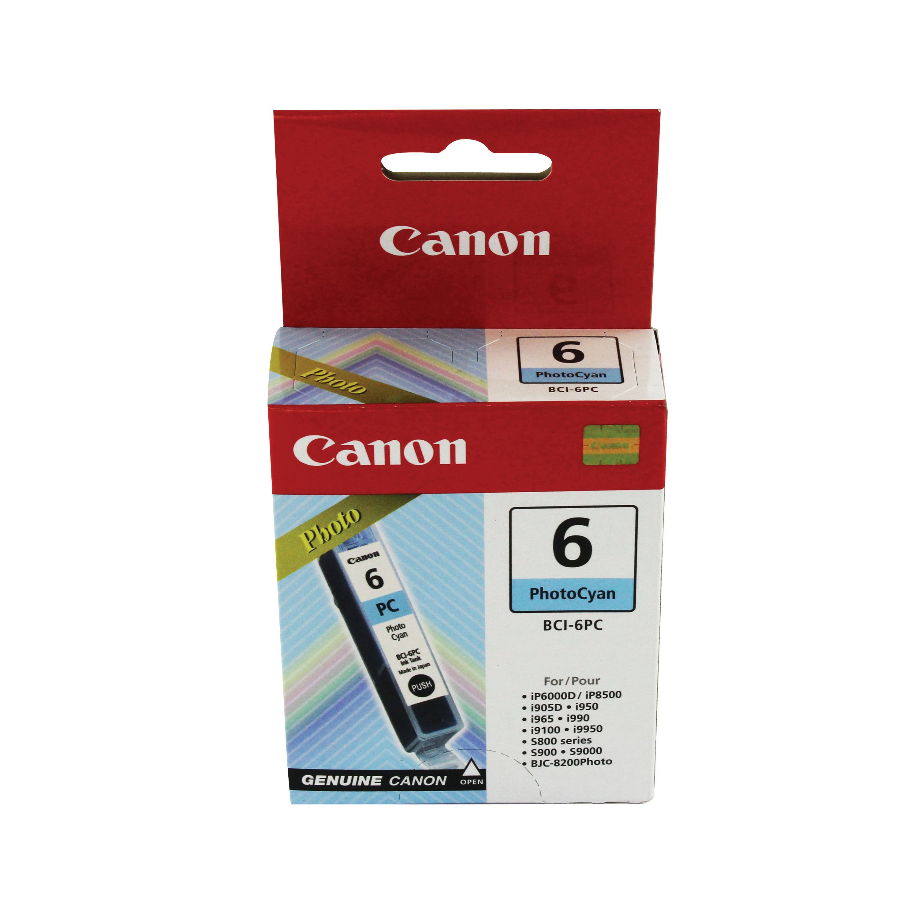 Image of Canon BCI-6PC Inkjet Cart Photo Cyan 4709A002