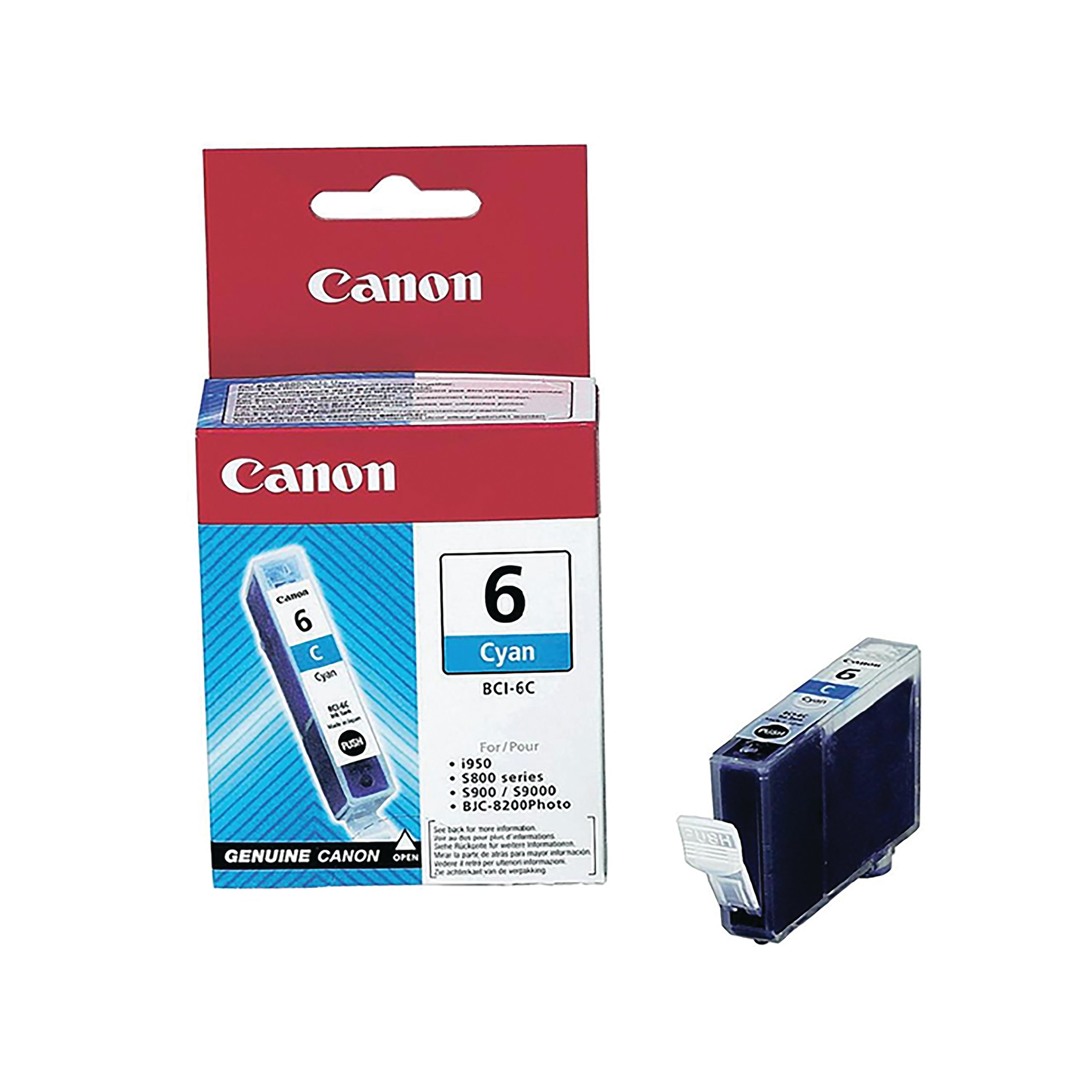 Image of Canon BCI-6C Ink Cartridge Cyan 4706A002