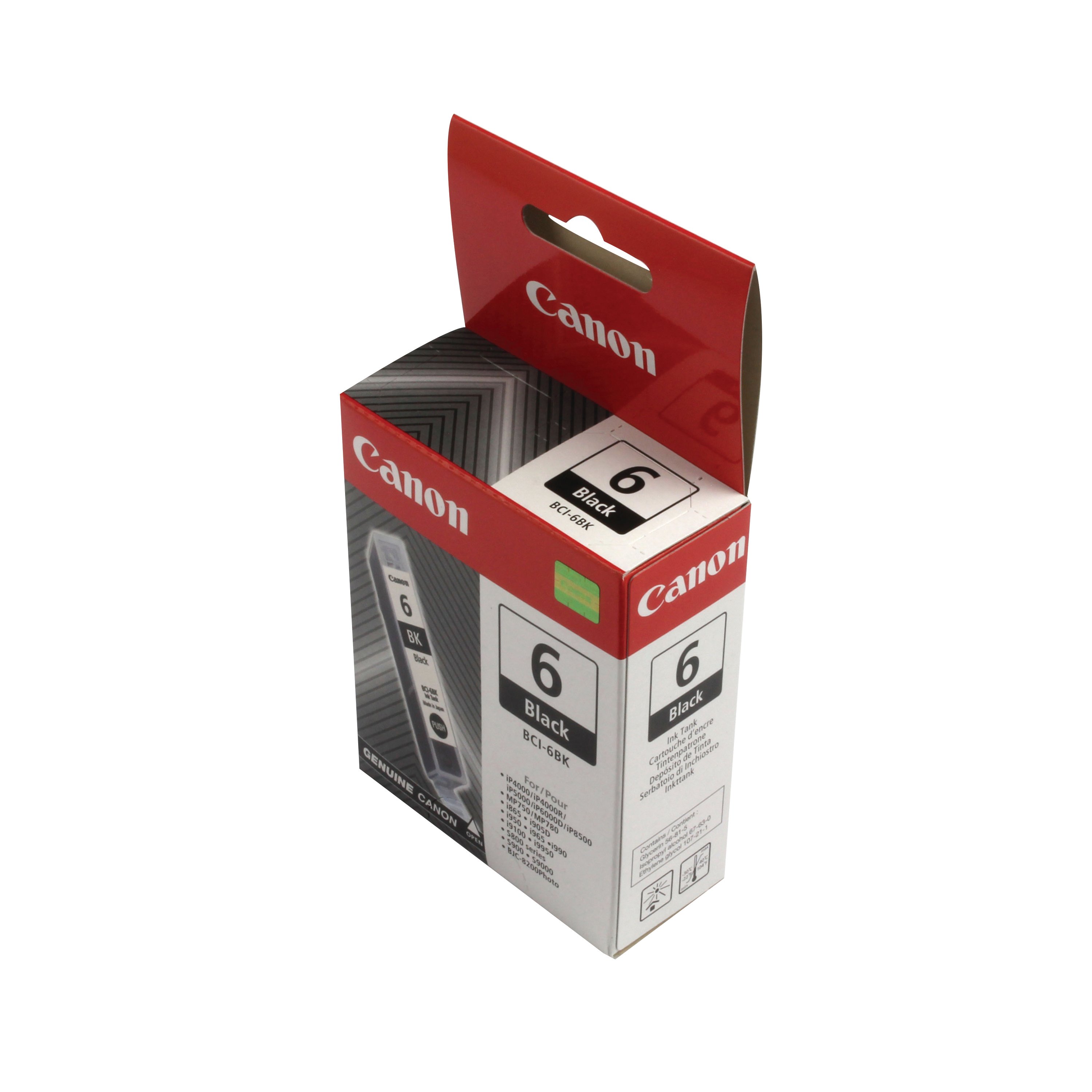 Image of Canon BCI-6BK Ink Cartridge Black 4705A002