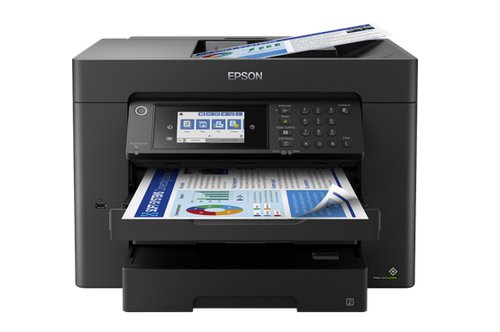 Image of Epson WorkForce WF-7840DTWF A3+ 4-in-1 Wireless Colour Inkjet Printer C11CH67401