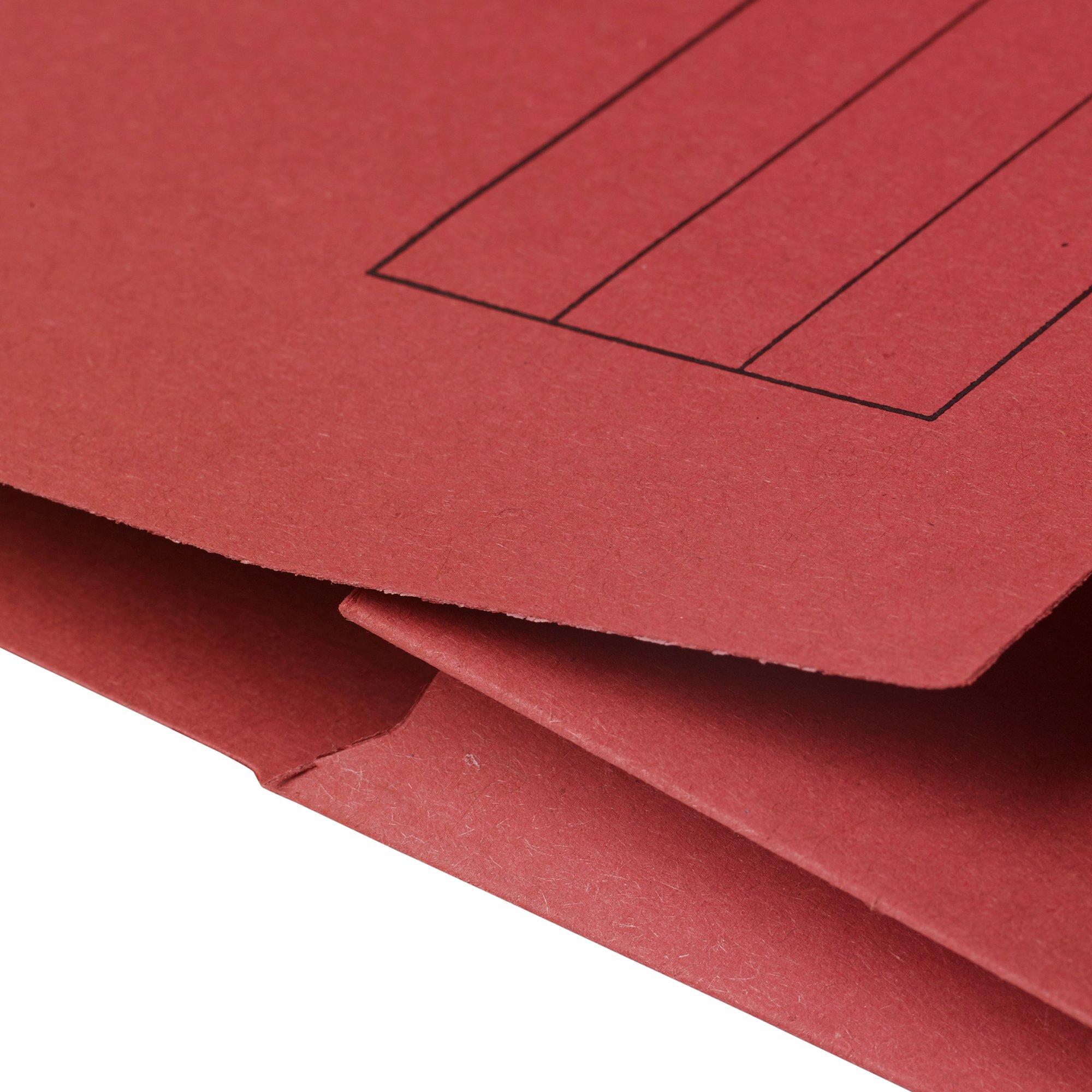 5 Star Recycled Half Flap Document Wallet A4 285gsm Capacity 32mm Red ...