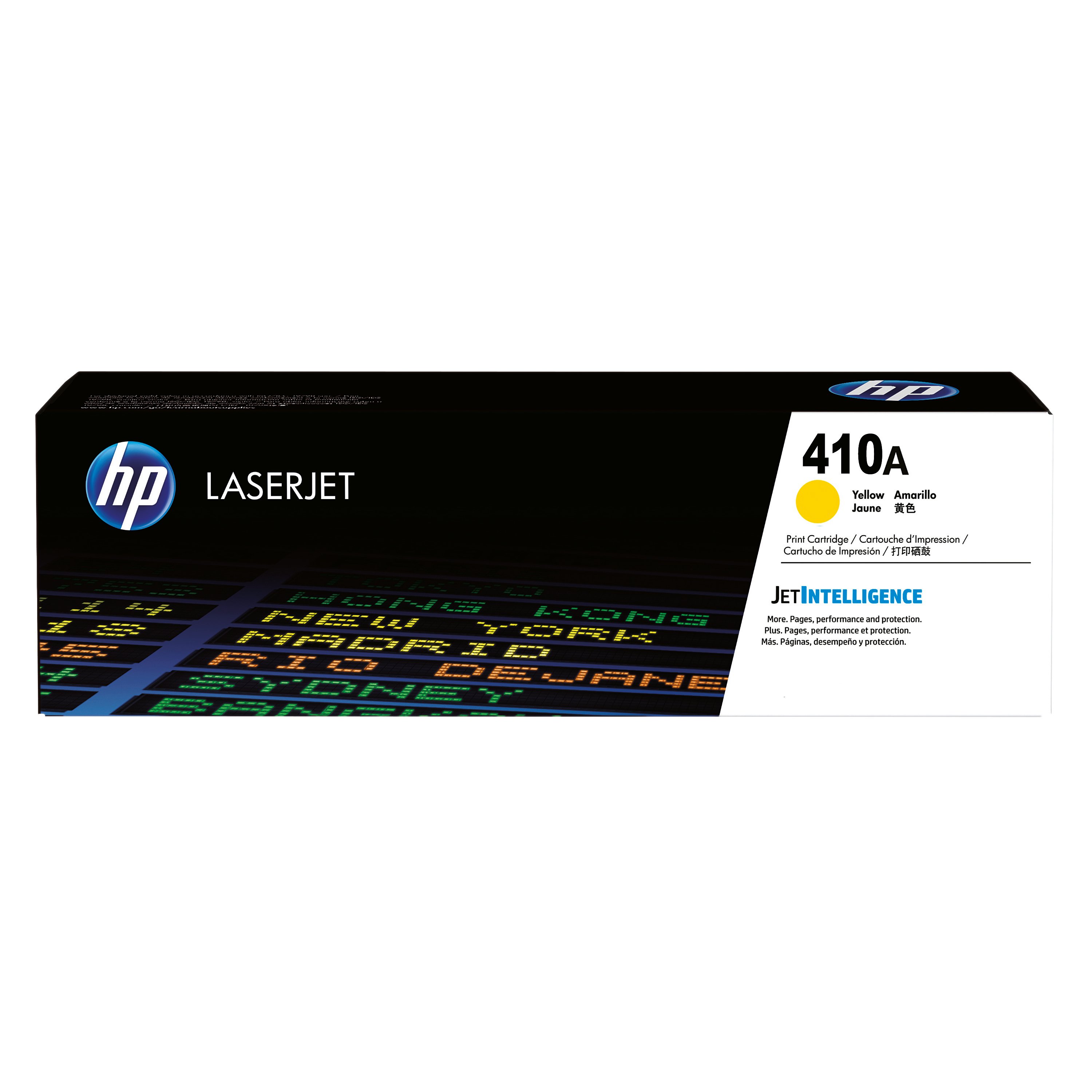 Image of HP 410A Original LaserJet Toner Cartridge Yellow CF412A