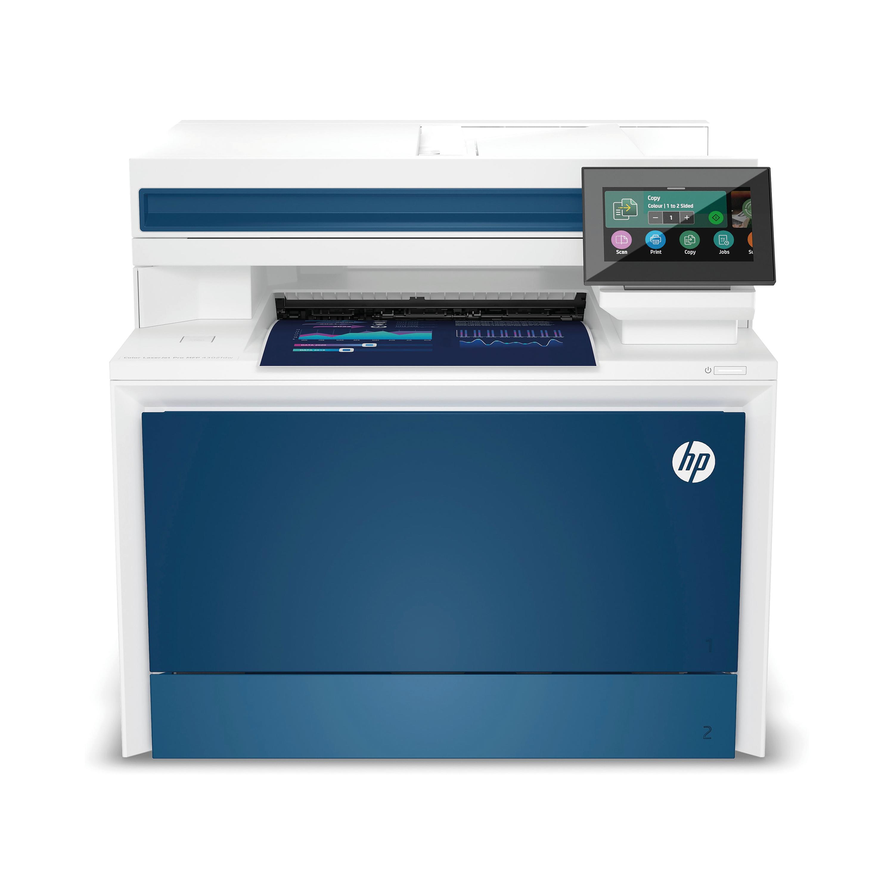Image of HP Color LaserJet Pro 4302fdw A4 4-in-1 Wireless Colour Laser Printer 5HH64F#B19
