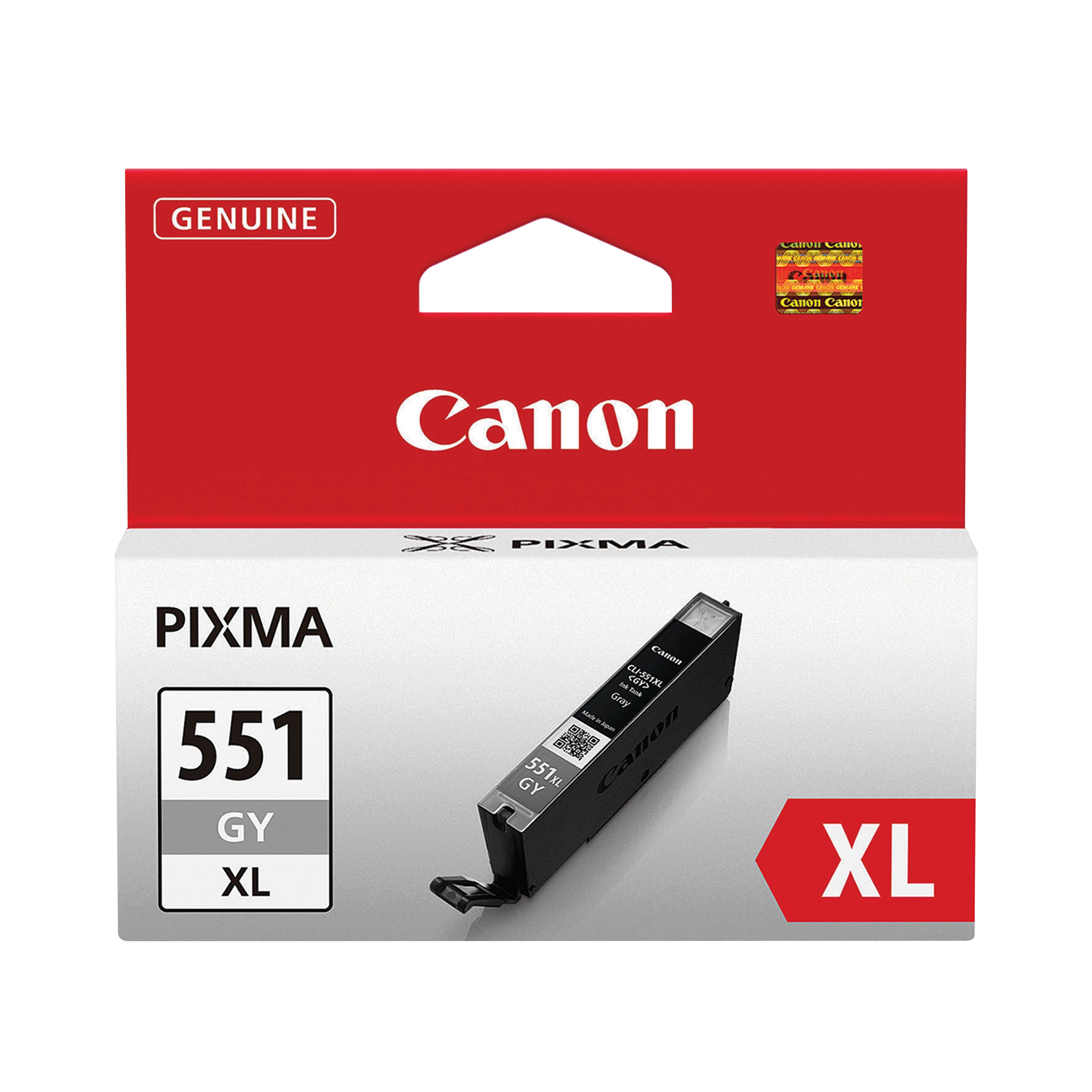 Image of Canon CLI-551XL Ink Cartridge High Yield Grey 6447B001