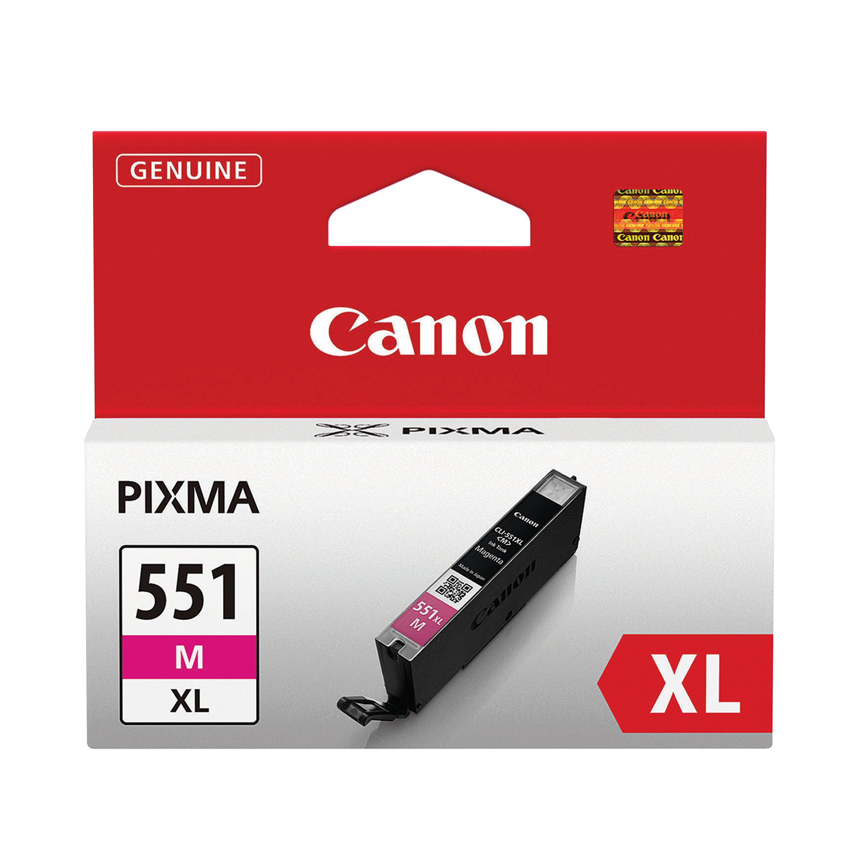 Image of Canon CLI-551M Ink Cartridge High Yield Magenta 6445B001