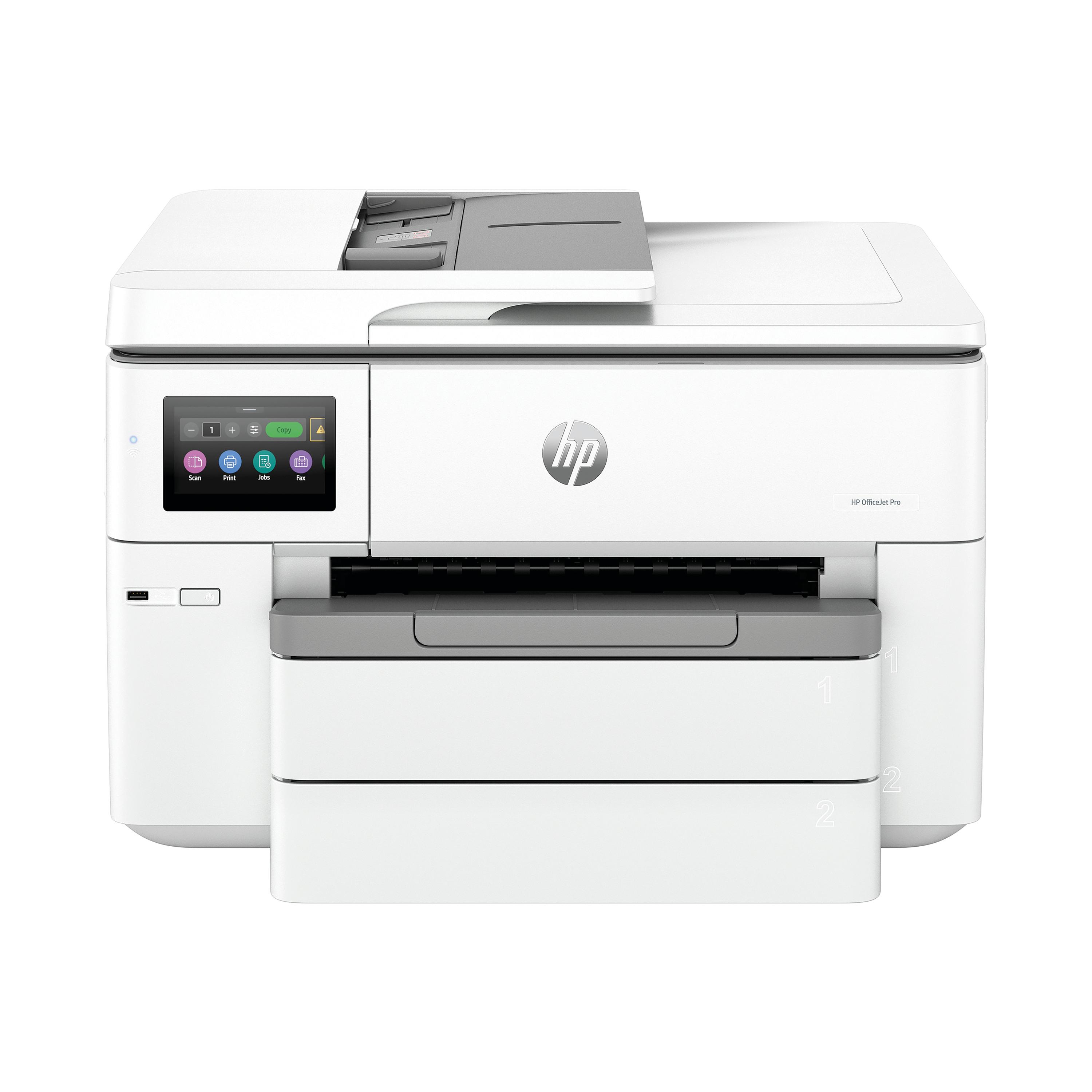 Image of HP OfficeJet Pro 9730e A3 Wide Format 3-in-1 Wireless Colour Inkjet Printer 537P6B#687