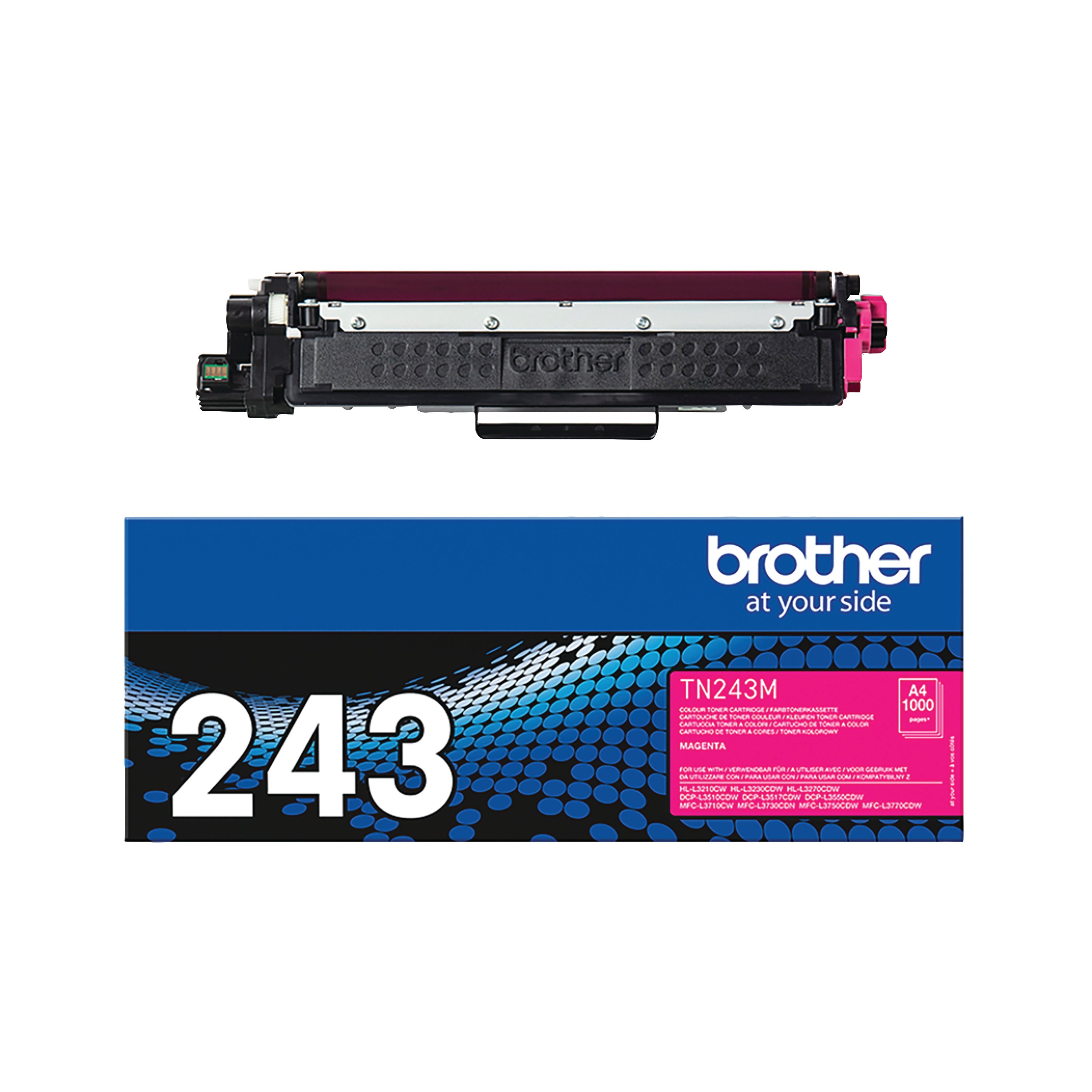 Image of Brother TN-243M Toner Cartridge Magenta TN243M