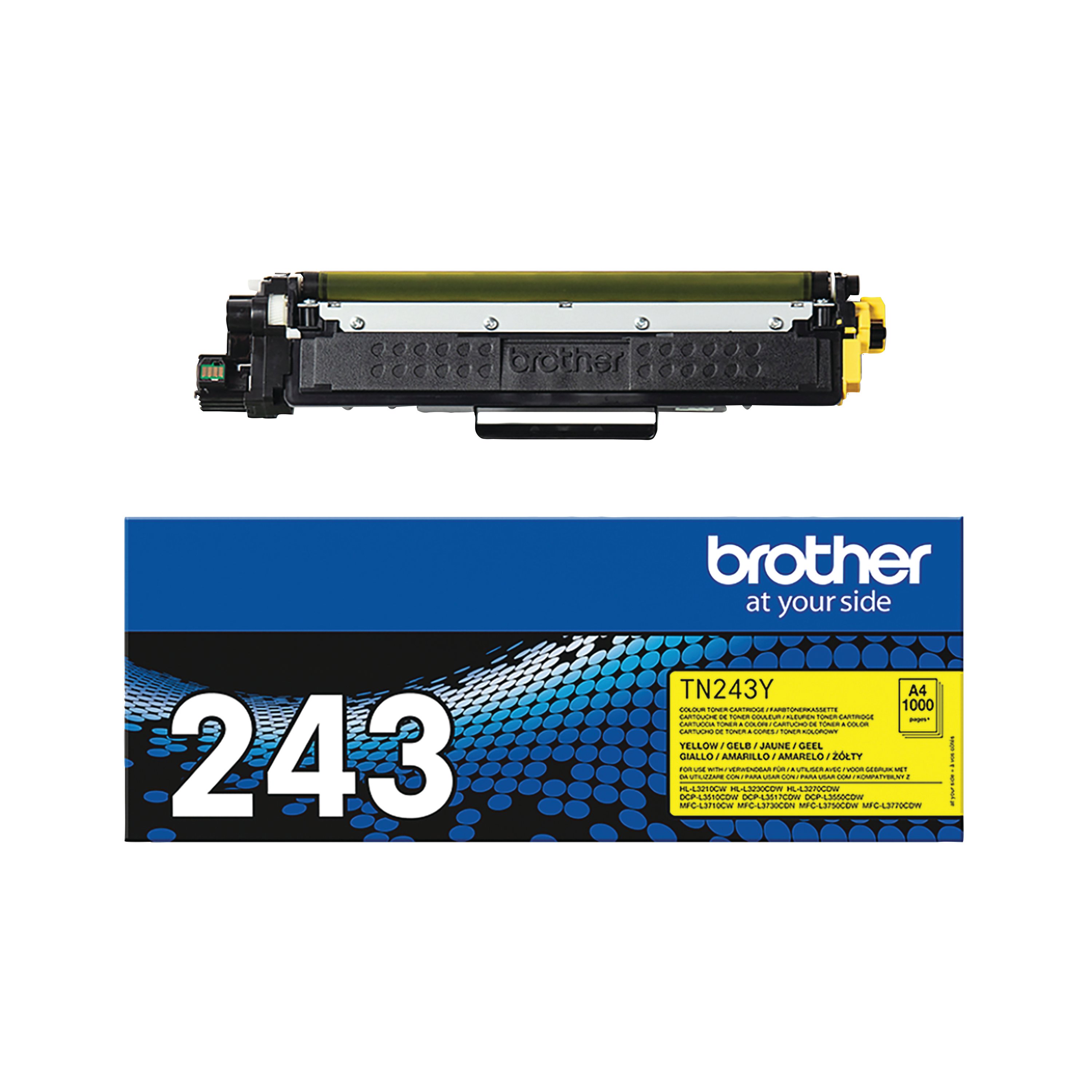 Image of Brother TN-243Y Toner Cartridge Yellow TN243Y