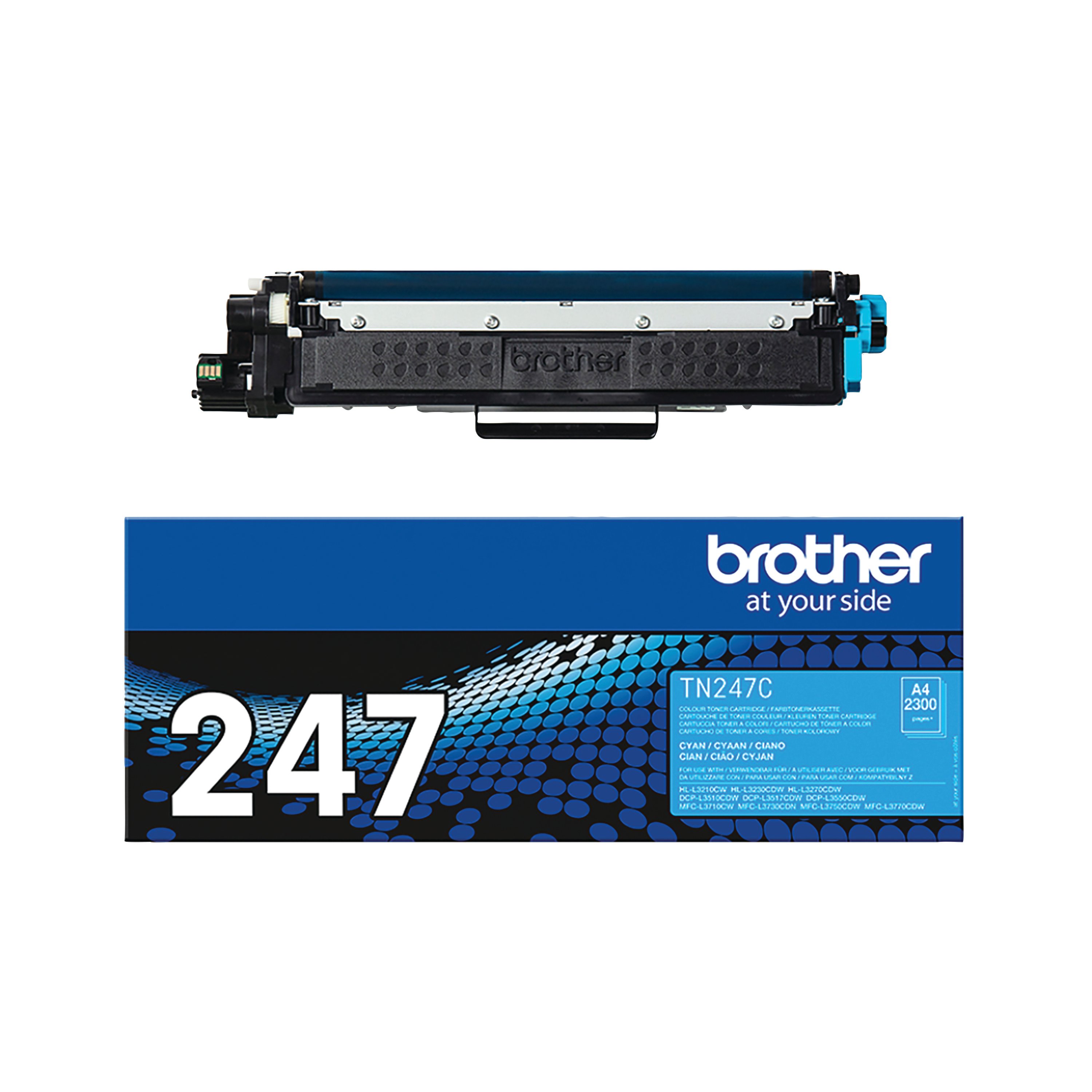 Image of Brother TN-247C Toner Cartridge High Yield Cyan TN247C