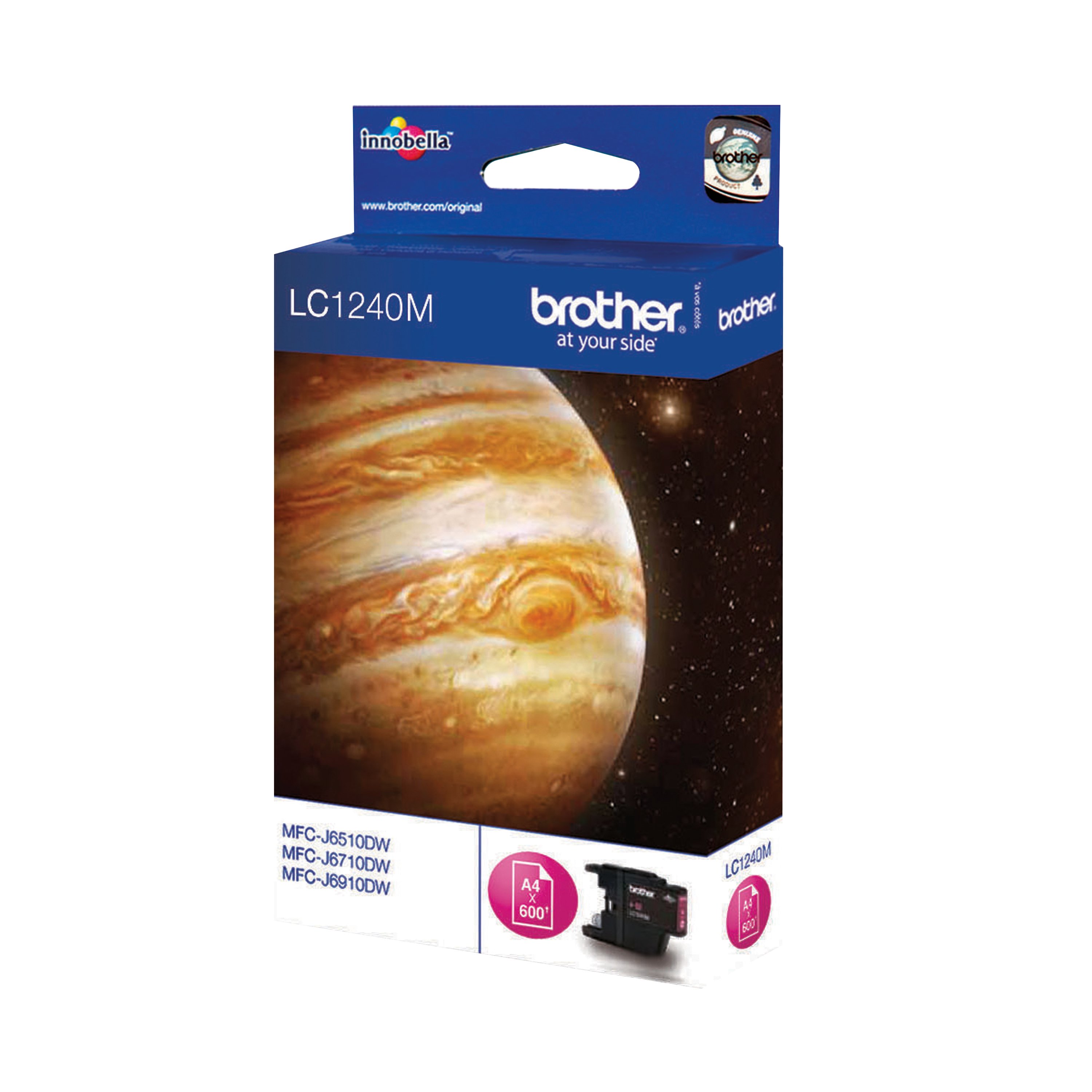 Image of Brother LC1240M Inkjet Cartridge Magenta LC1240M