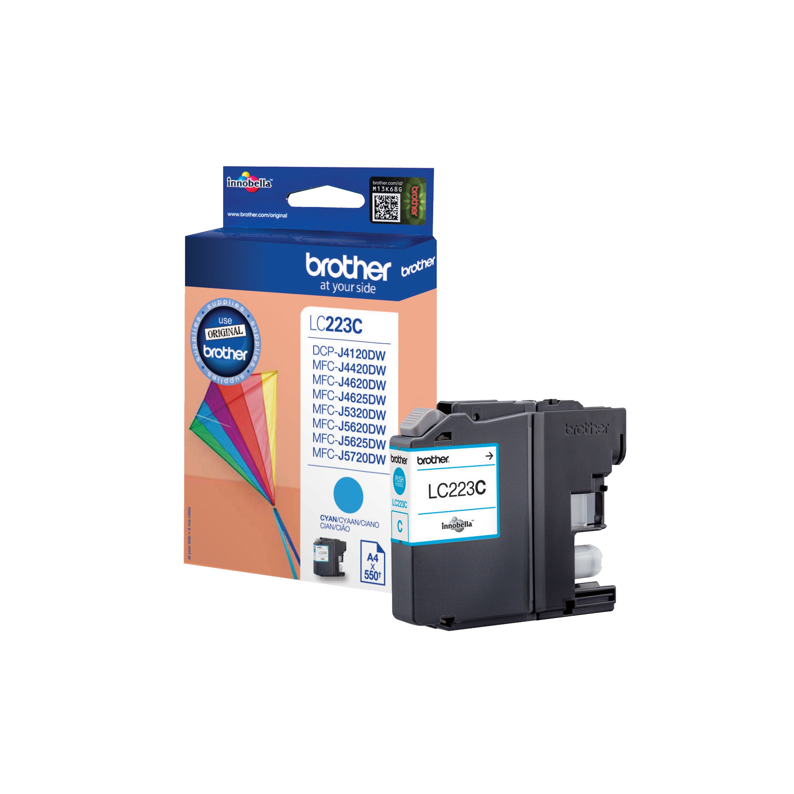 Image of Brother LC223C Inkjet Cartridge Cyan LC223C