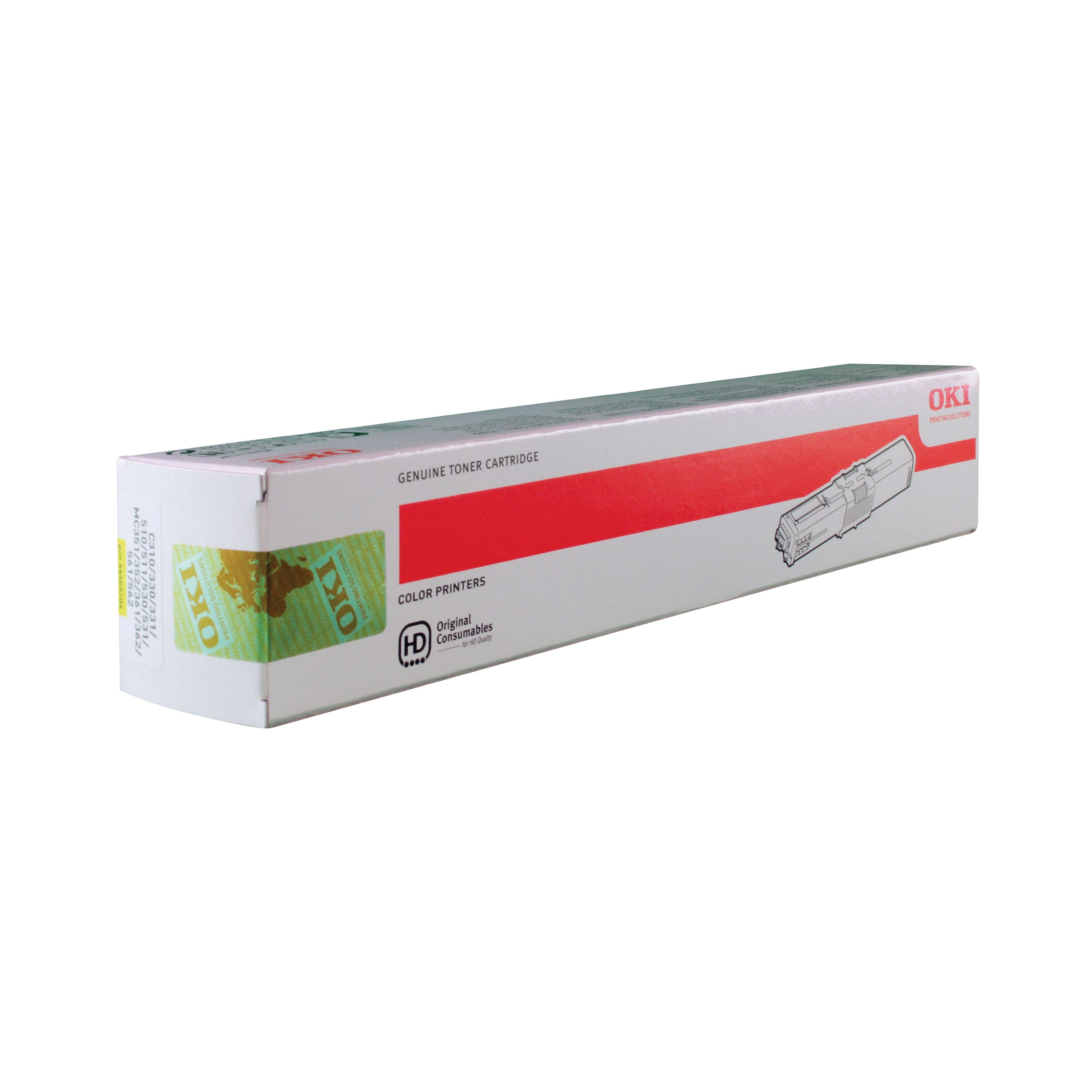 Image of Oki C310 2K Toner Cartridge Yellow 44469704