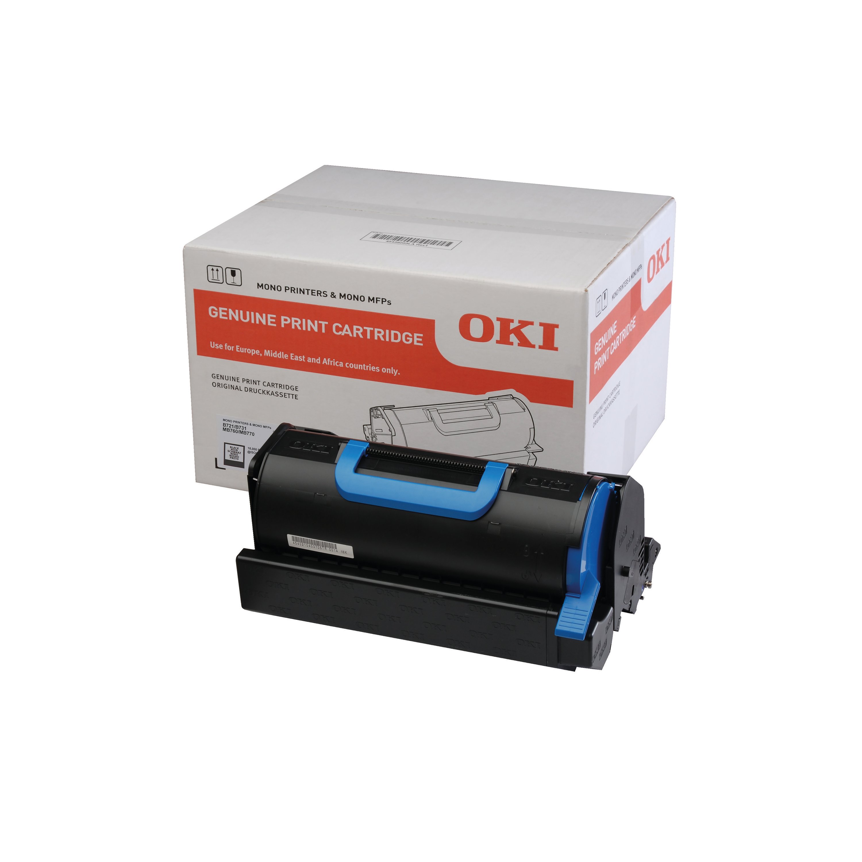 Image of Oki B731 18K Toner Cartridge Black 45488802