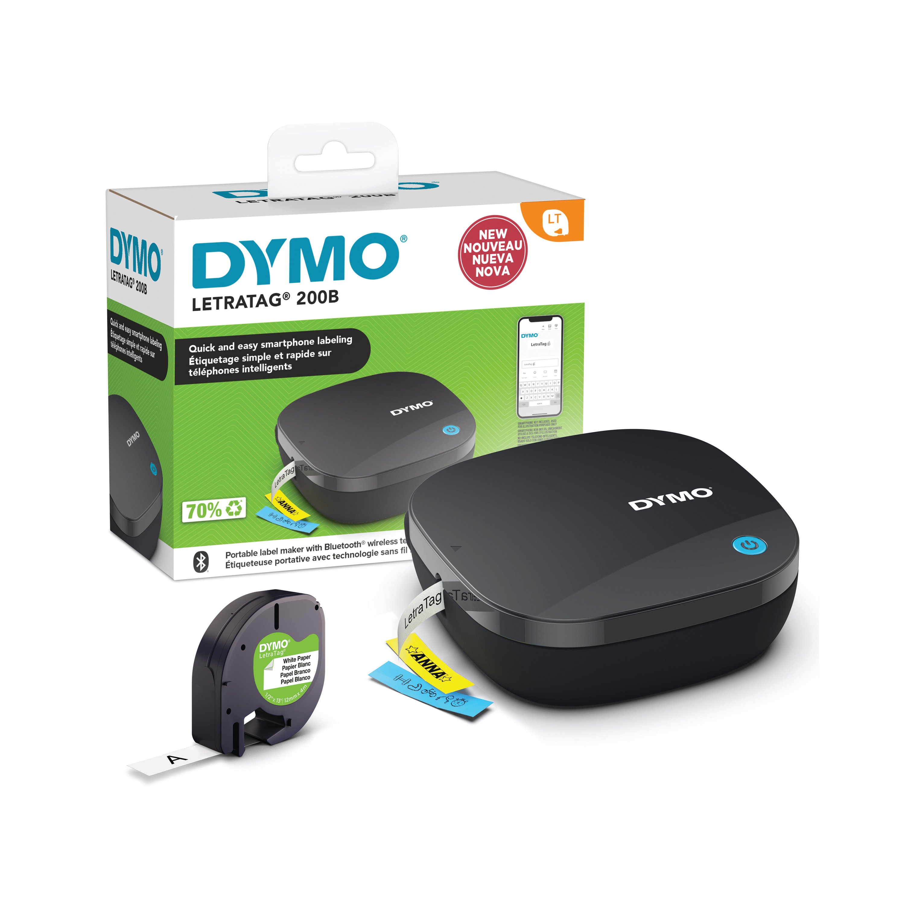 Image of Dymo LetraTag 200B Bluetooth Label Printer 2172855