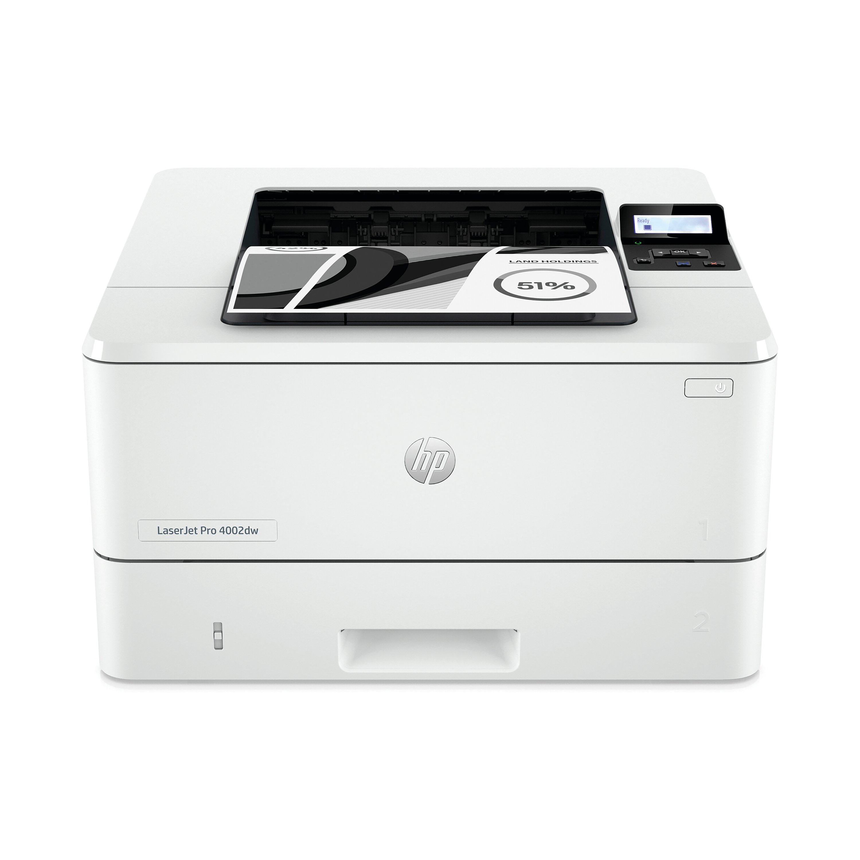 Image of HP LaserJet Pro 4002dw A4 Wireless Mono Laser Printer 2Z606F#B19