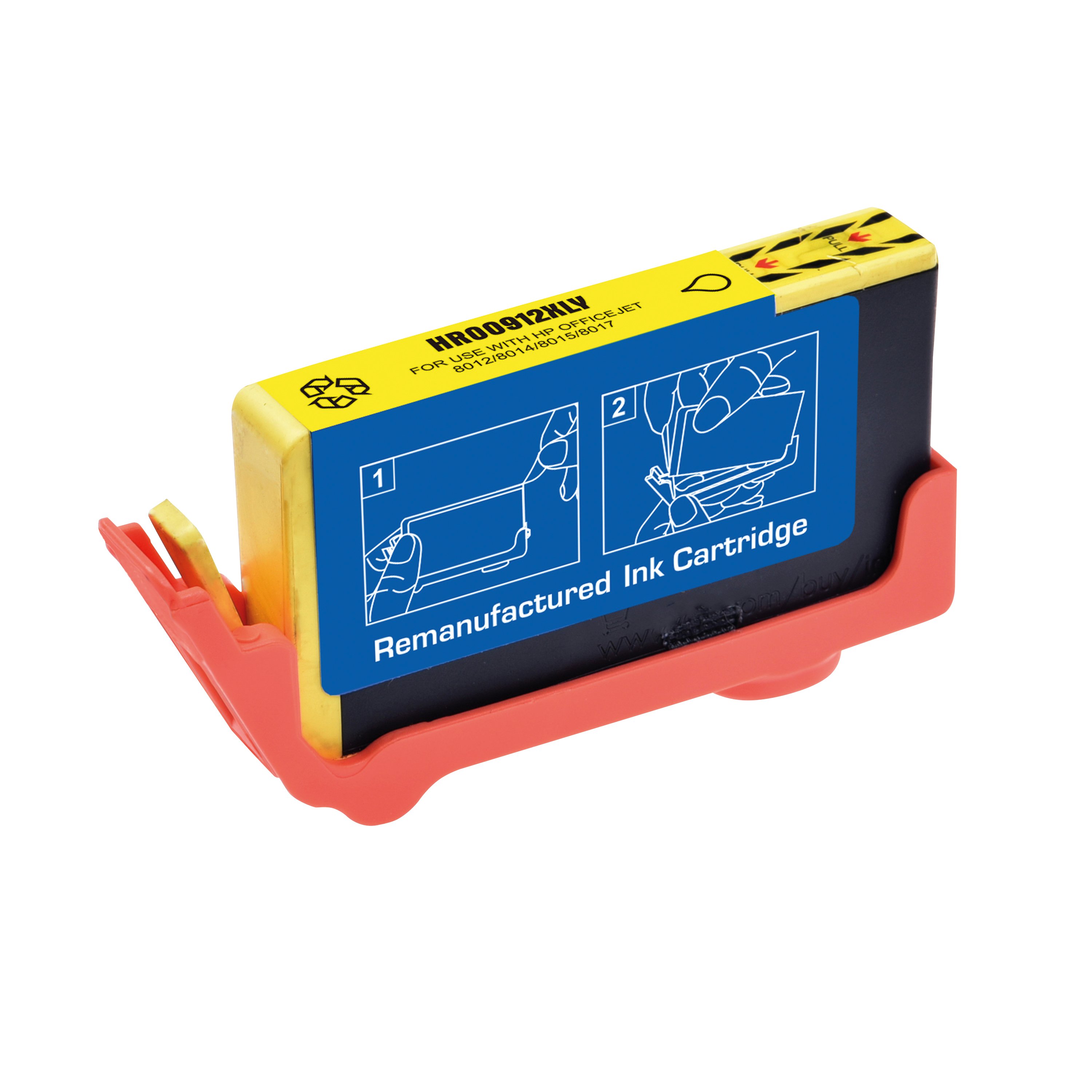 Image of Q-Connect Remanufactured PageWide Cartridge Yellow For HP F6T79AE F6T79AE-COMP