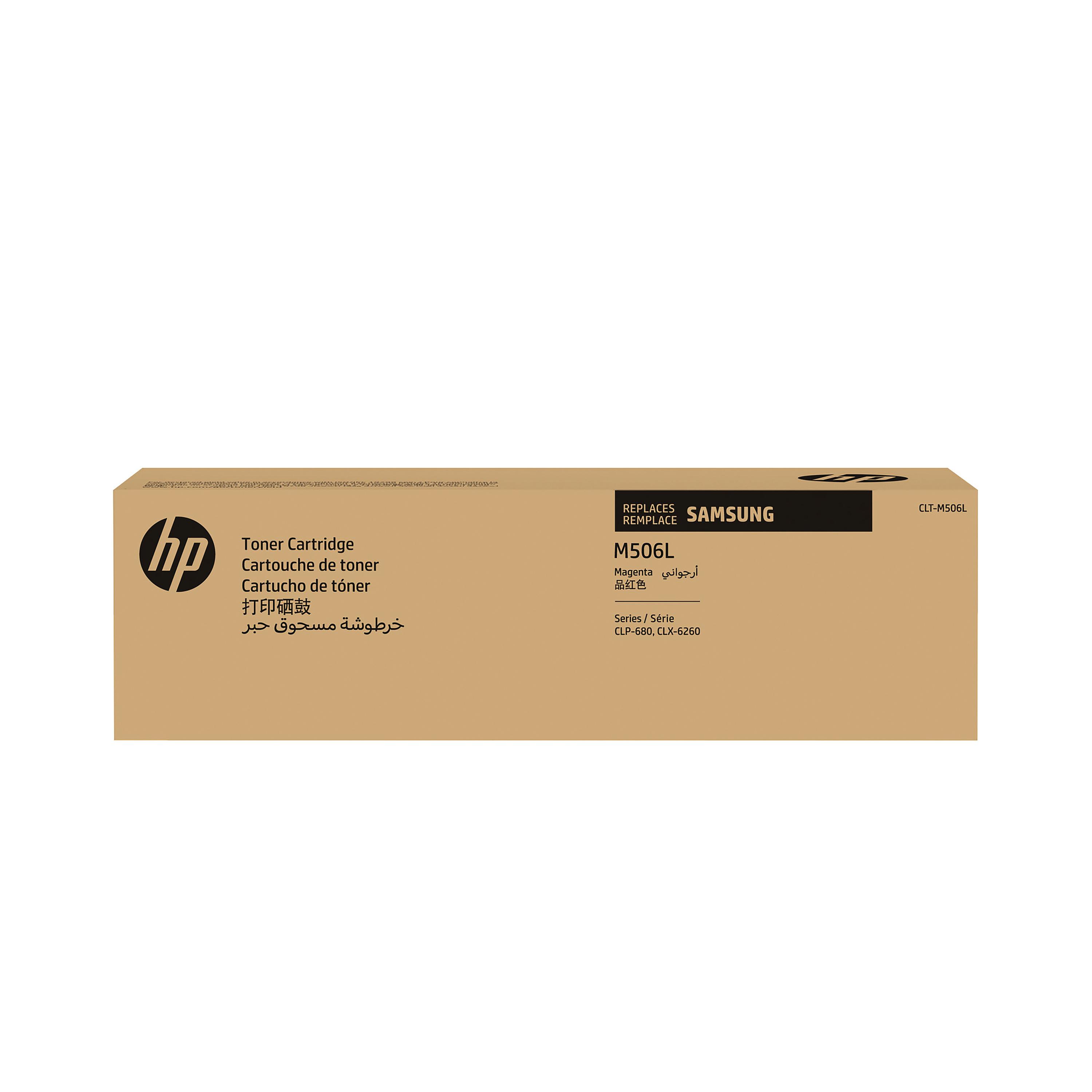 Image of HP CLT-M506L Original Laser Toner Cartridge High Yield Magenta SU305A