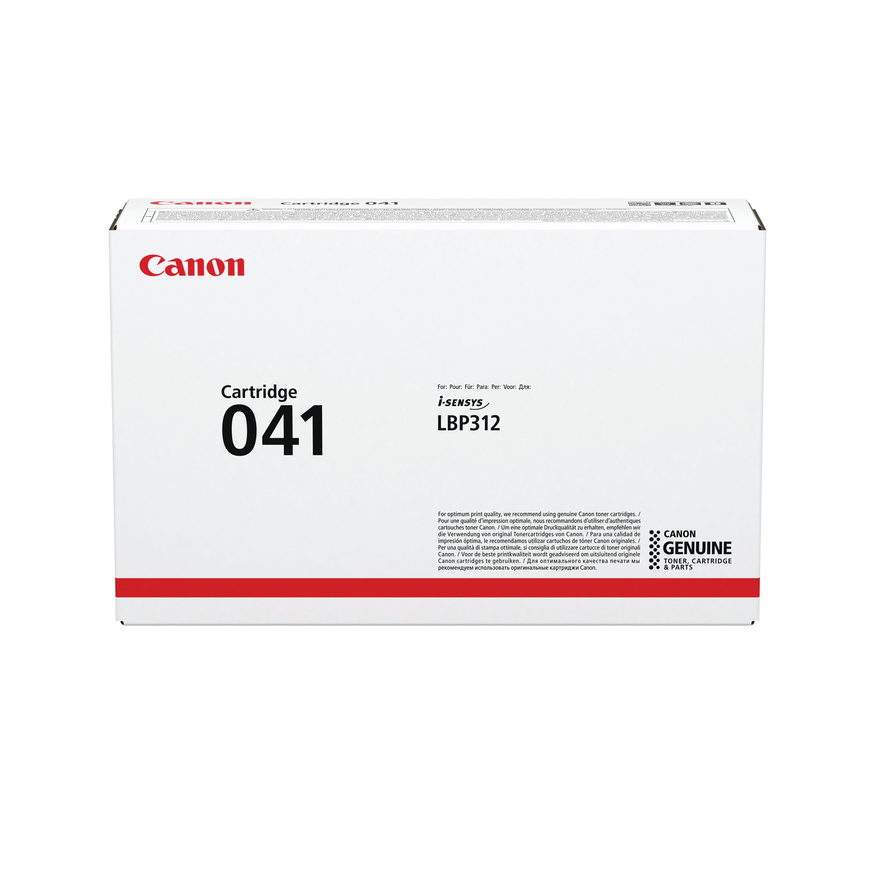 Image of Canon 041BK Toner Cartridge Black 0452C002