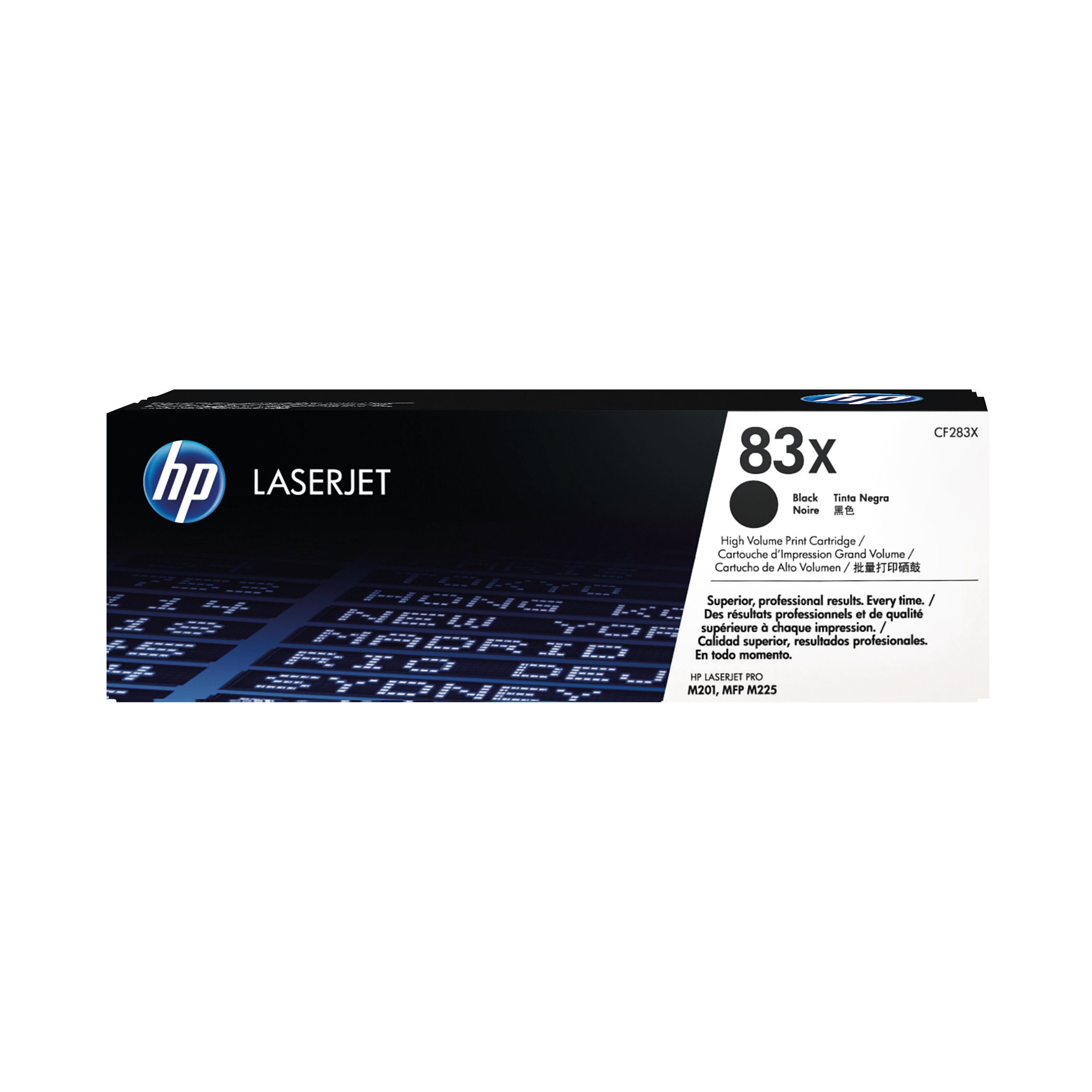 Image of HP 83X Original LaserJet Toner Cartridge High Yield Black CF283X