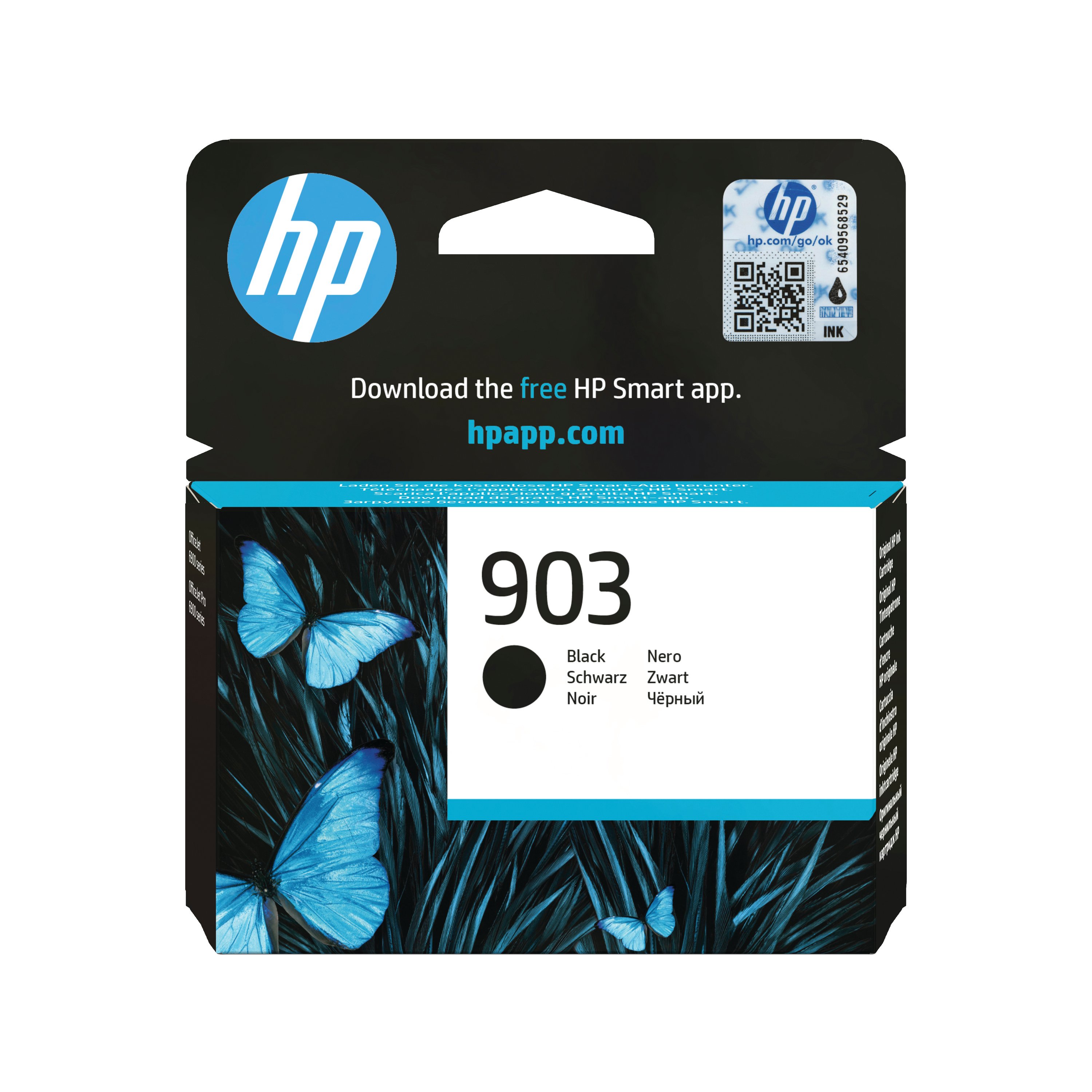 Image of HP 903 Original Ink Cartridge 8-ml Black T6L99AE