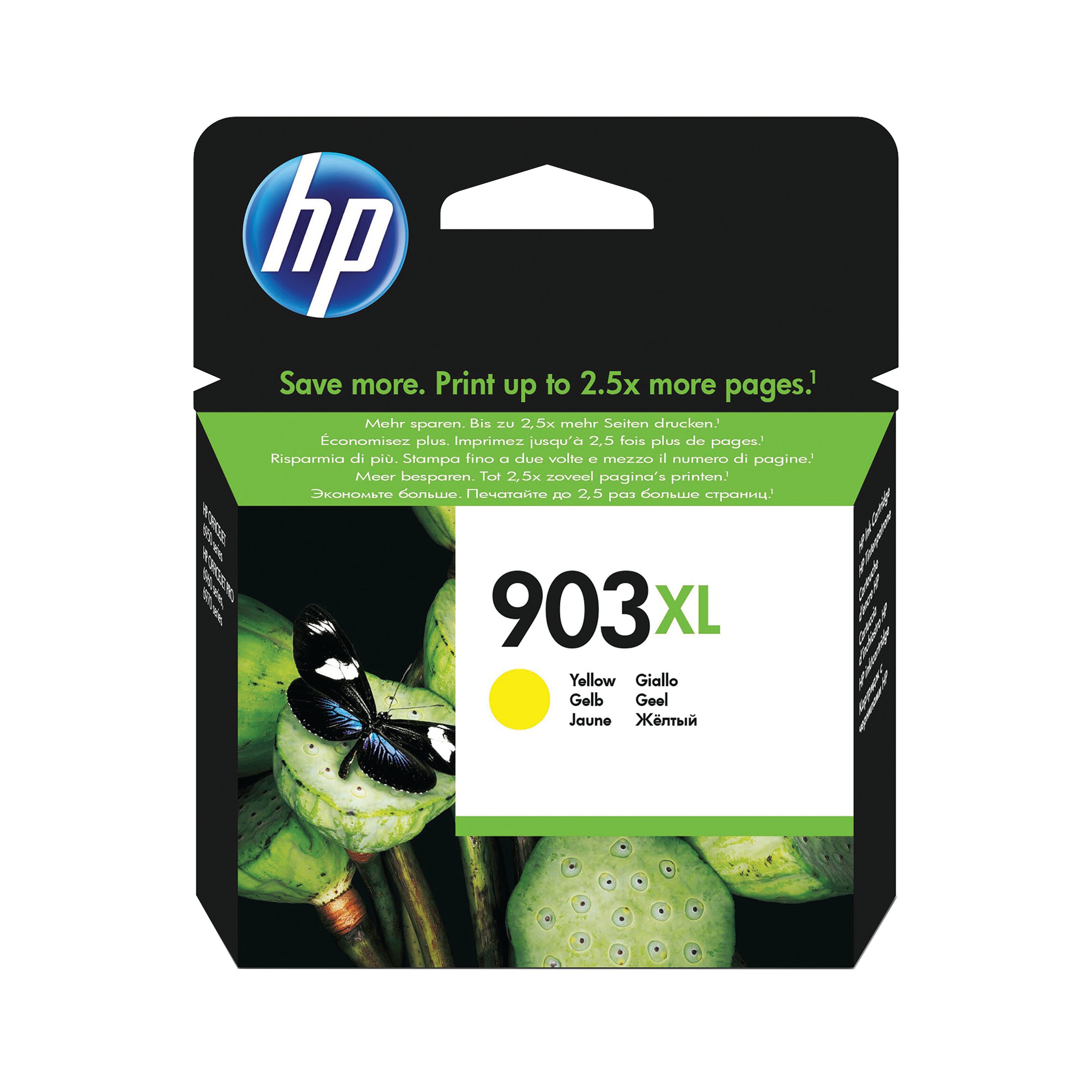 Image of HP 903XL Original Ink Cartridge High Yield Yellow T6M11AE