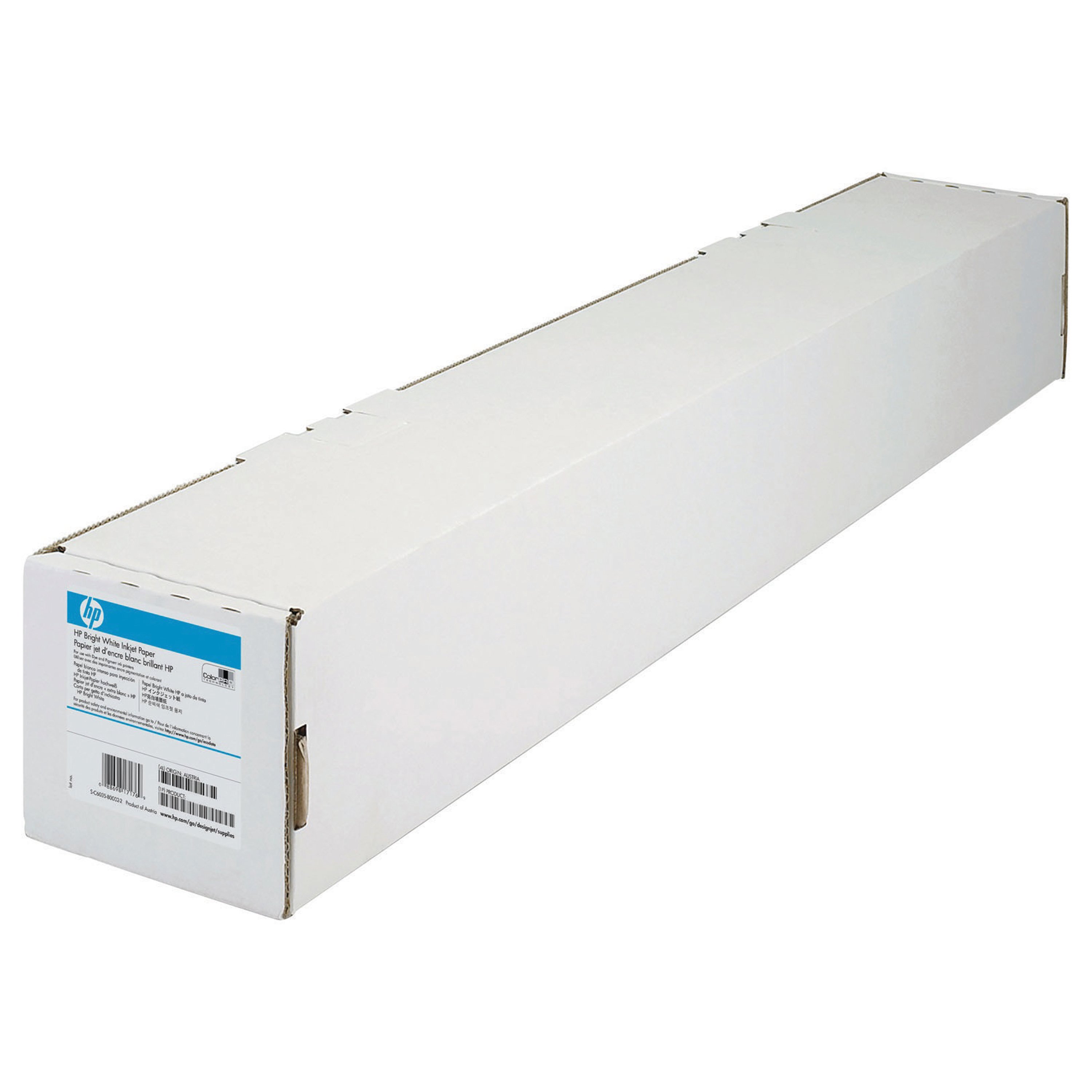 Image of HP Inkjet Paper Roll A1 594mm x 45.7m 90gsm Bright White Q1445A